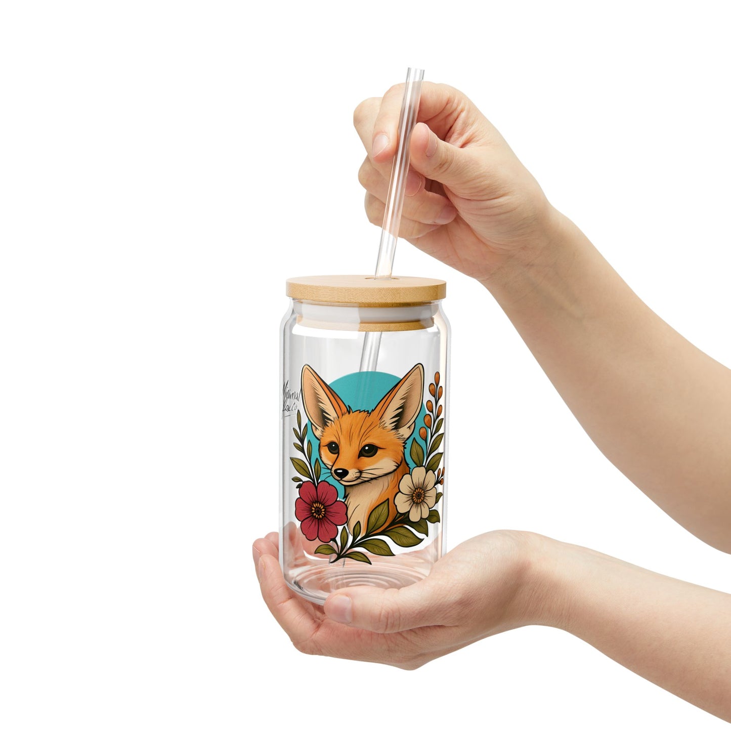 Fennec Fox Sipper Glass