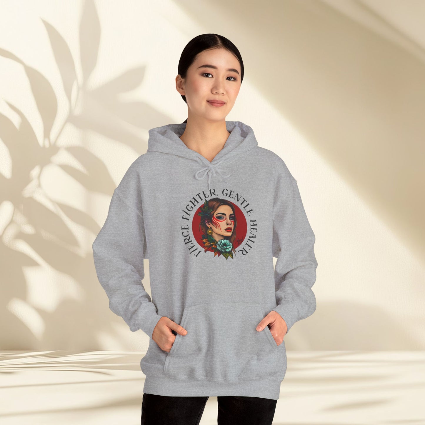 Fierce Fighter, Gentle Healer Hoodie