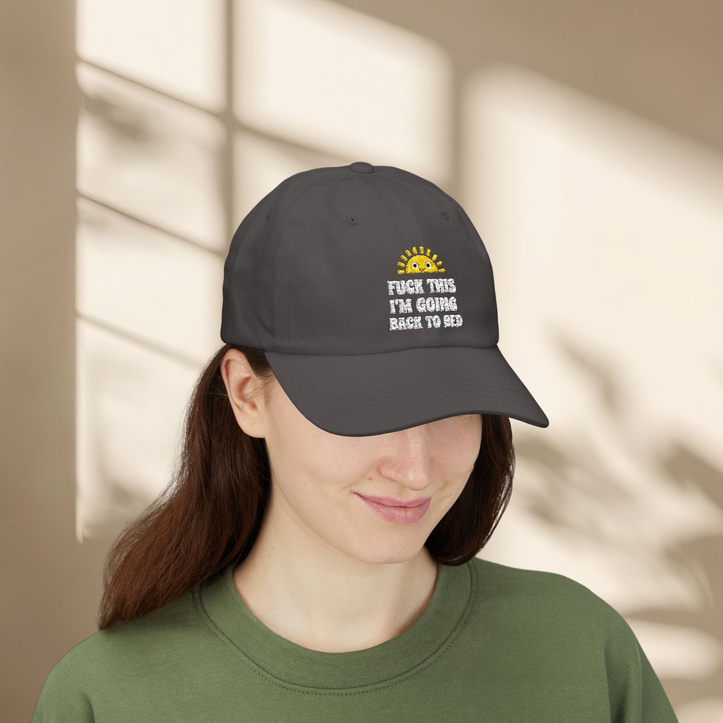 F*** This I'm going back to bed Embroidered Hat