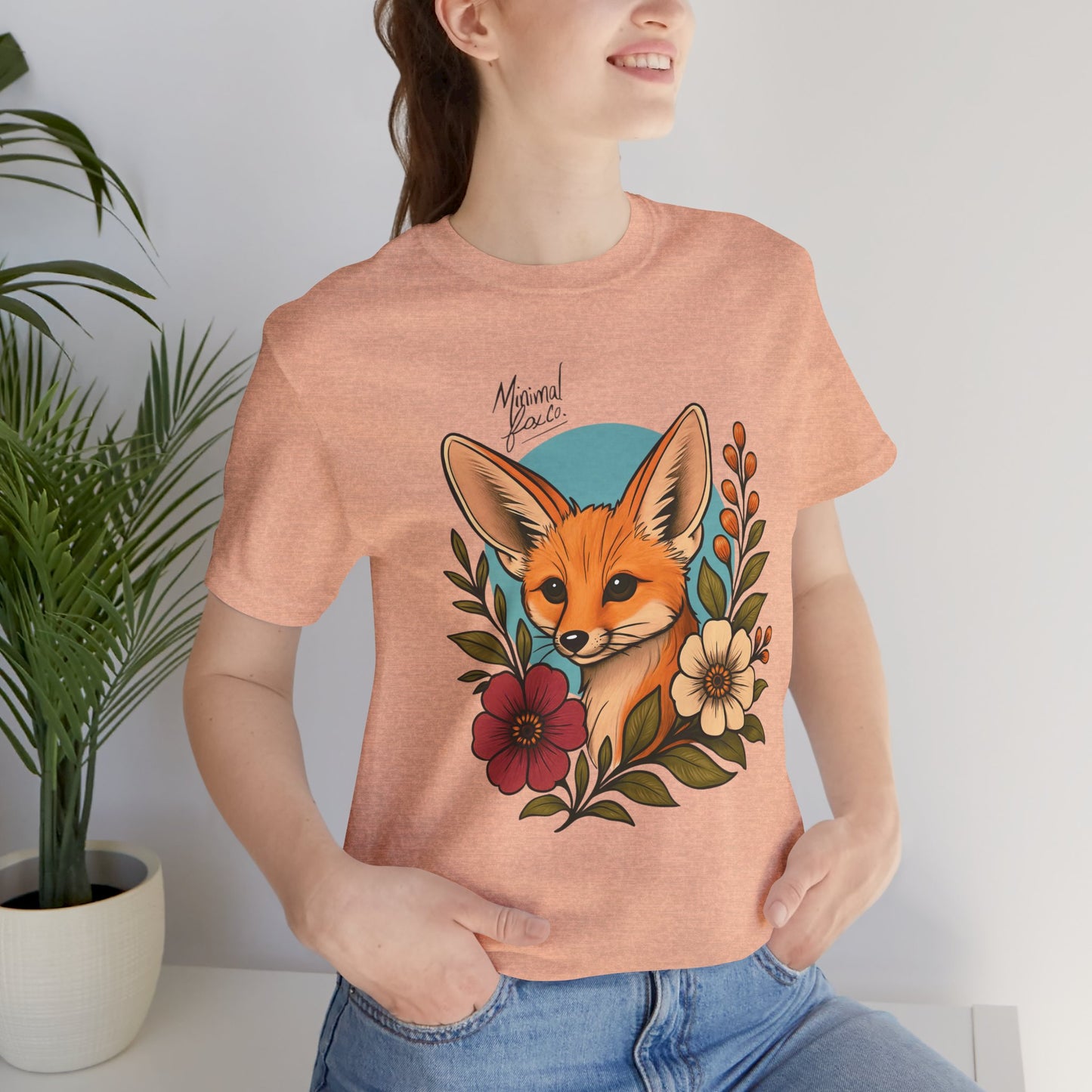 Fennec Fox Floral Shirt