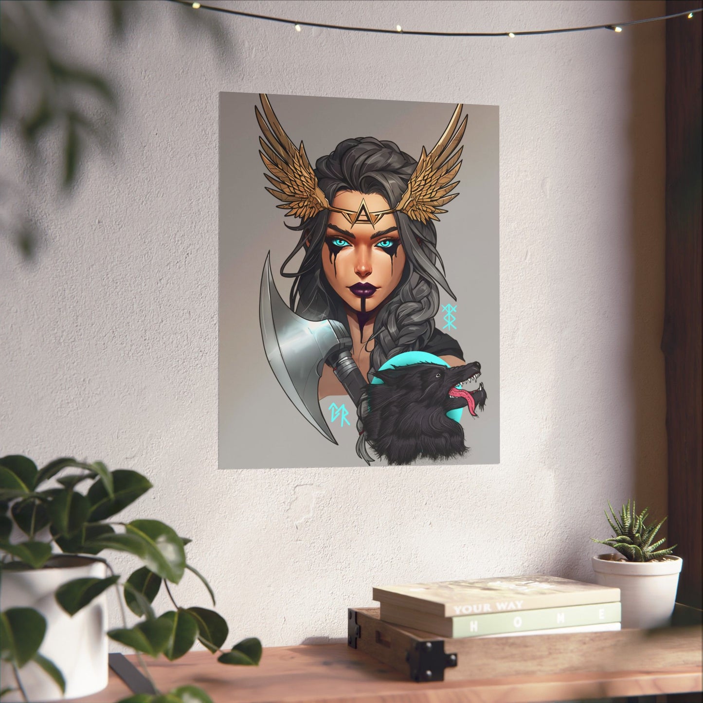 Fierce Warrior Art Print
