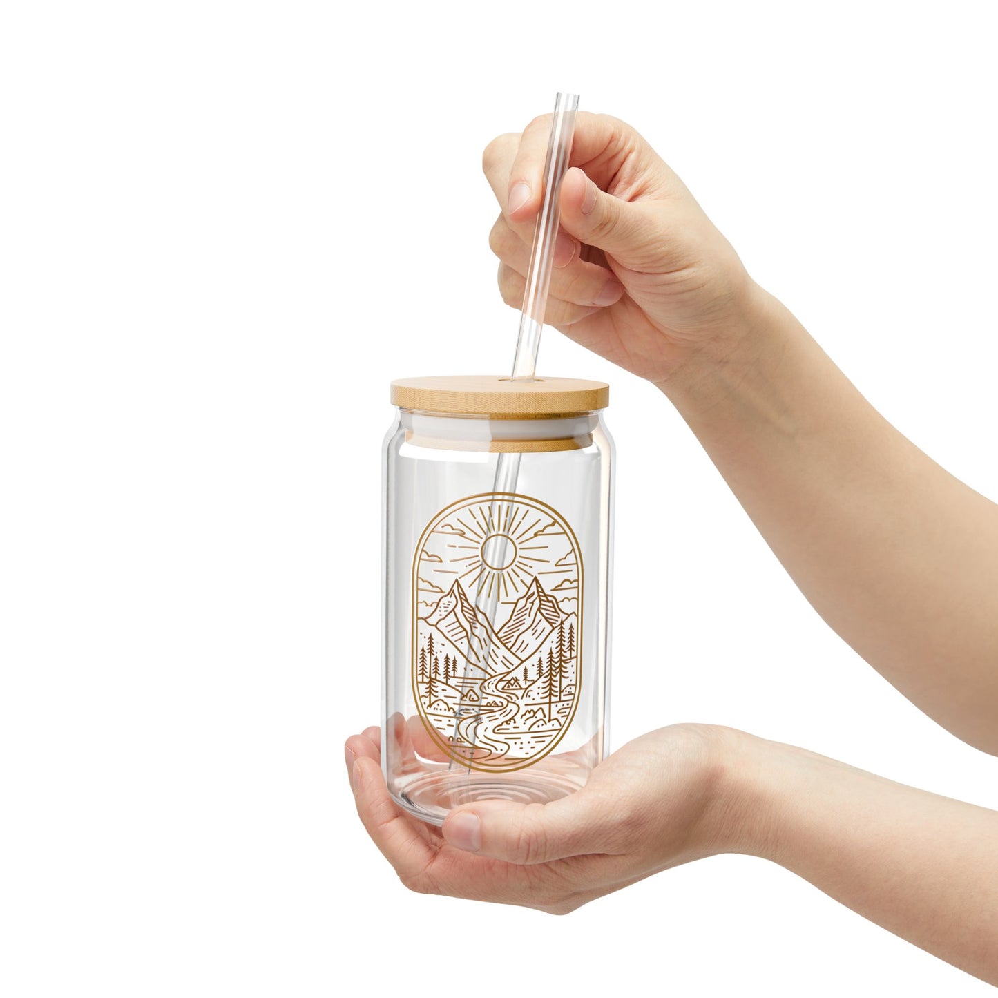 Mountain Hiker Sipper Glass