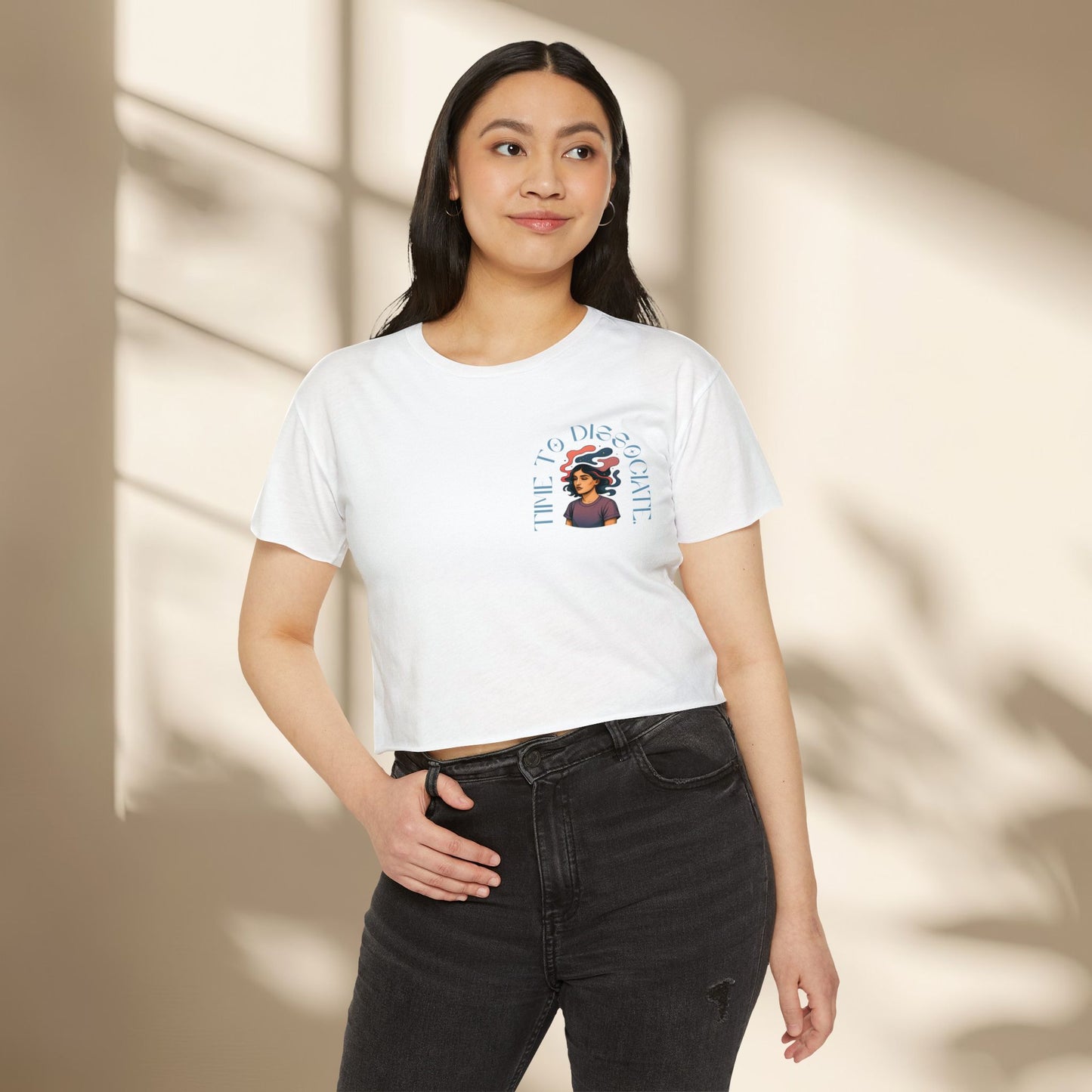 Crop Top - Time to Dissociate Women's Festival Top