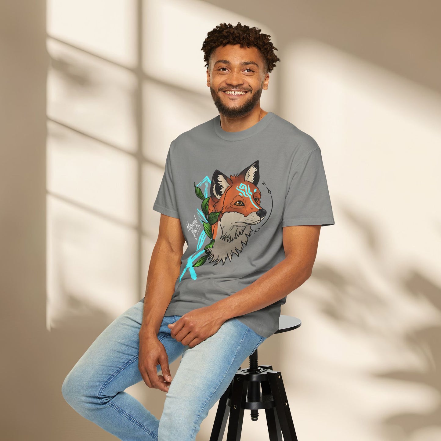 Nordic Fox Floral Shirt