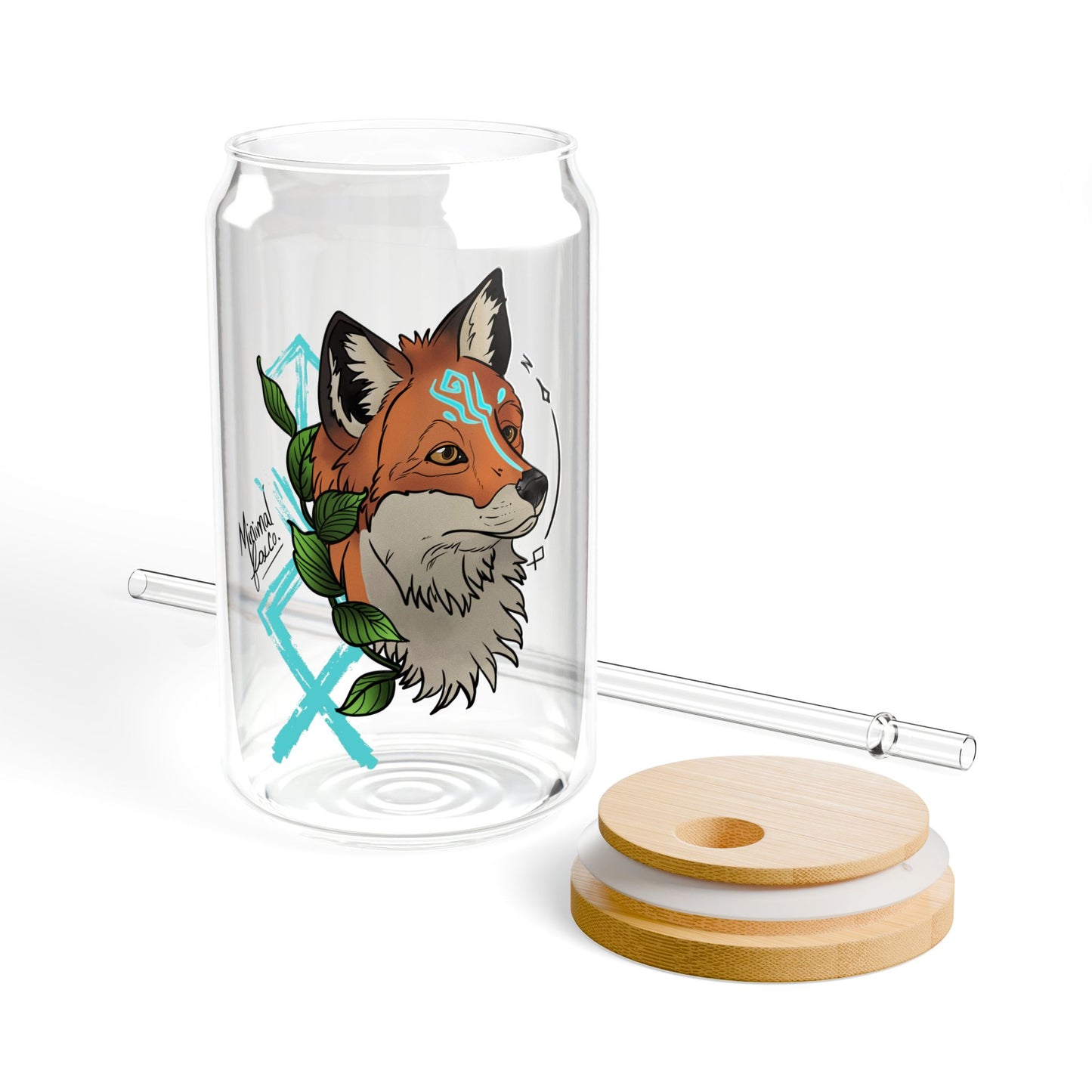 Fox Design Sipper Glass