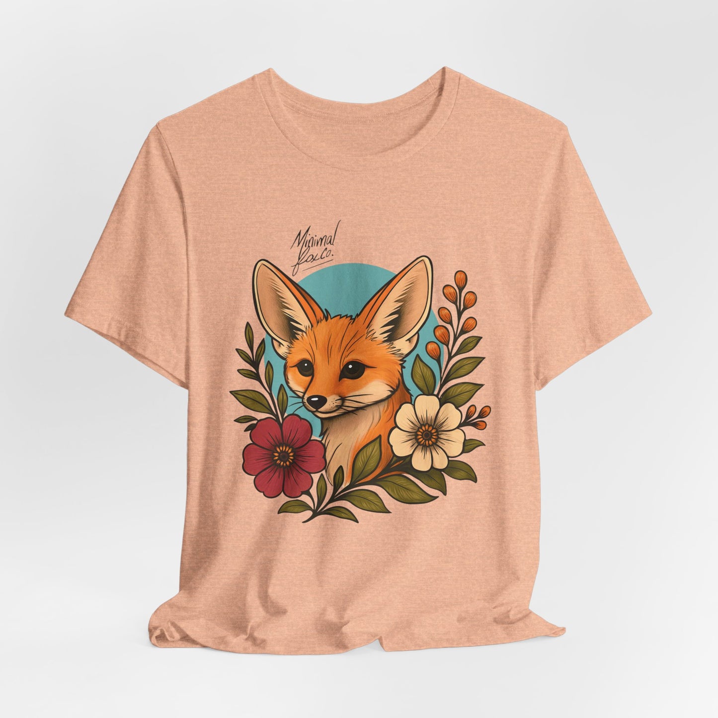 Fennec Fox Floral Shirt