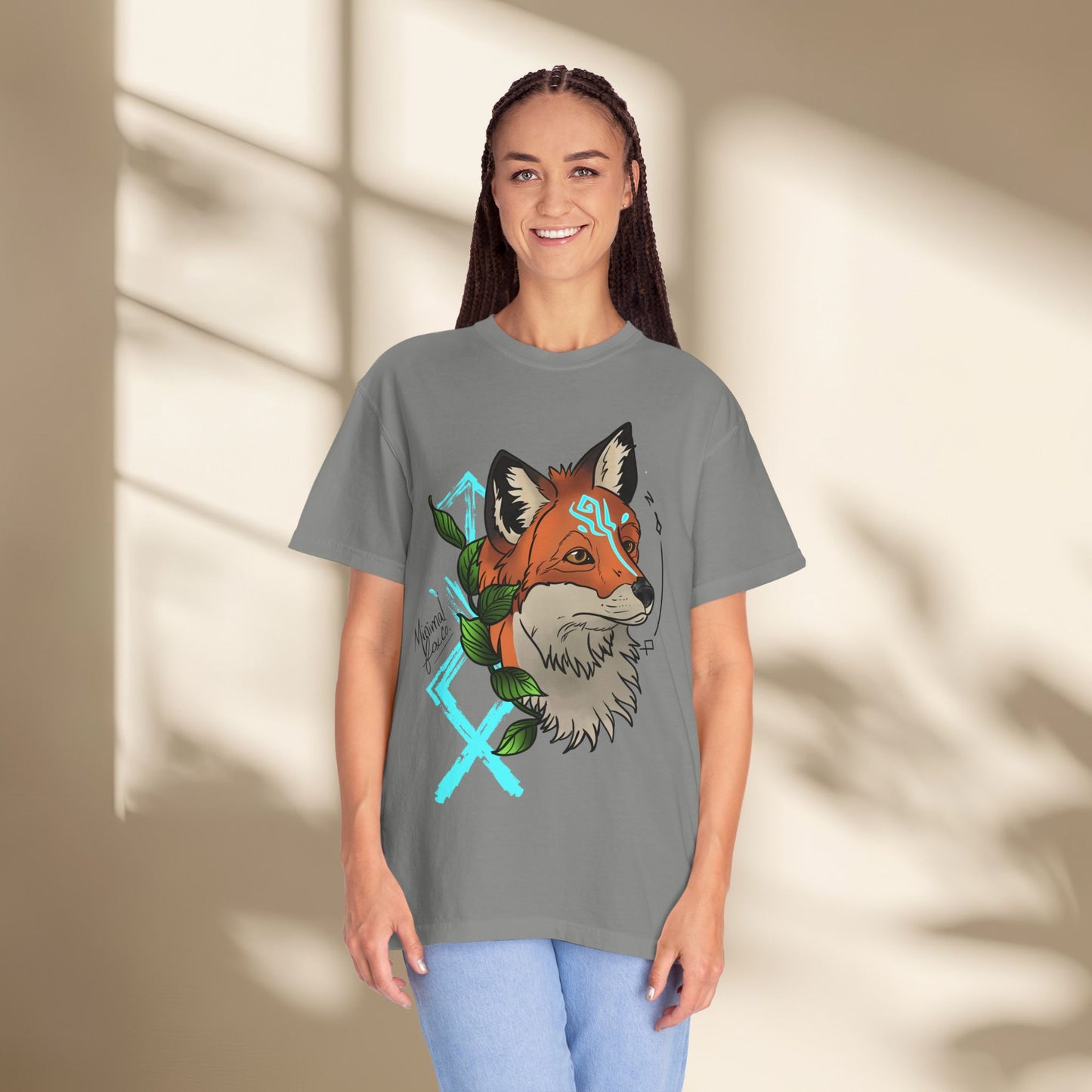 Nordic Fox Floral Shirt