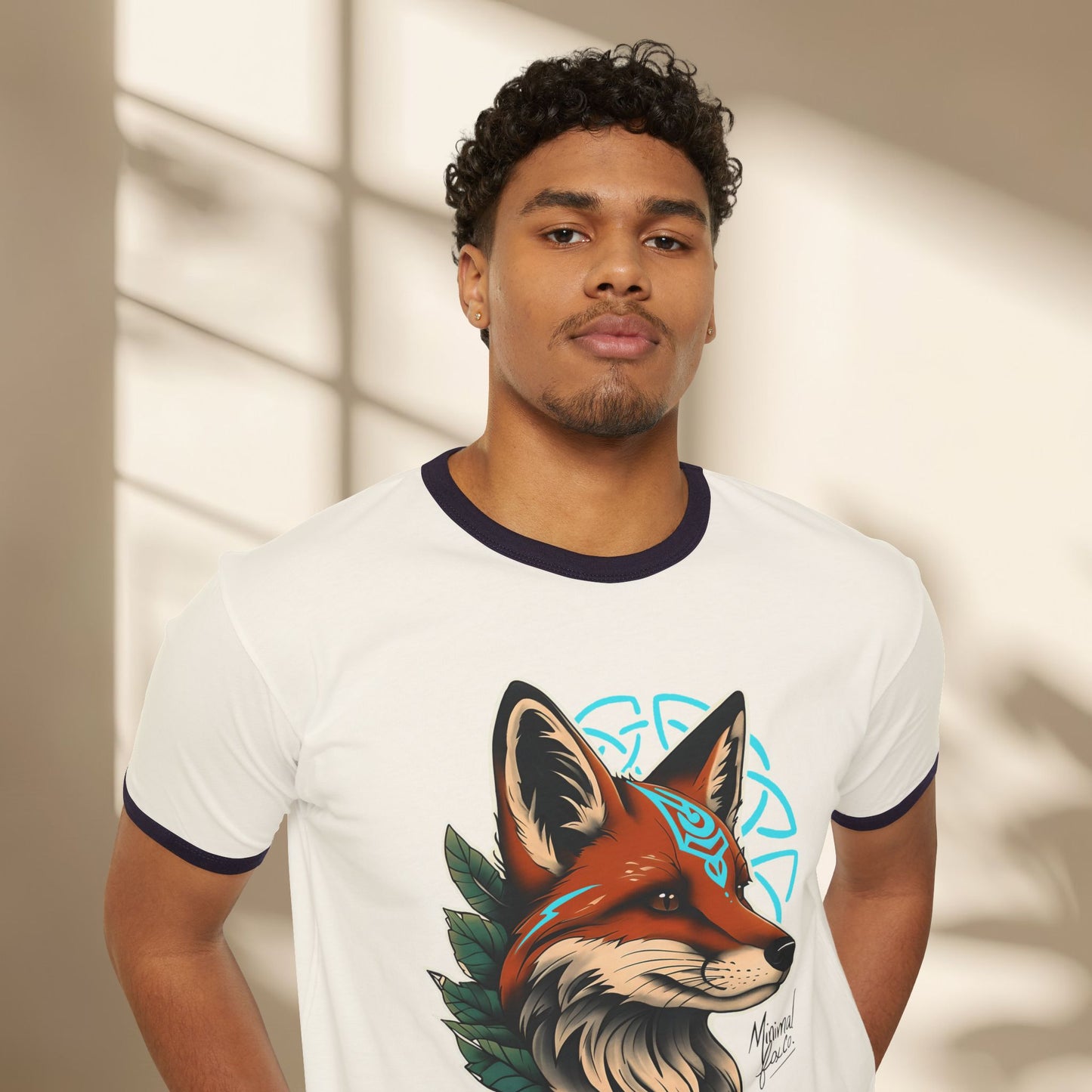 Nordic Fox Ringer Shirt