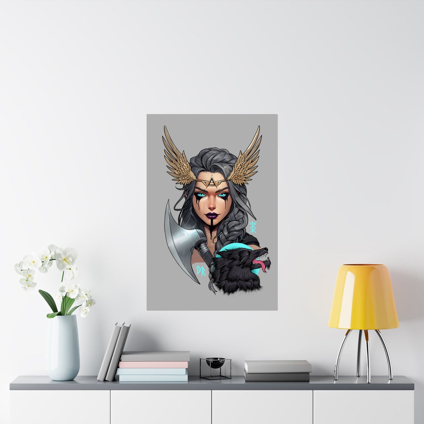 Fierce Warrior Art Print