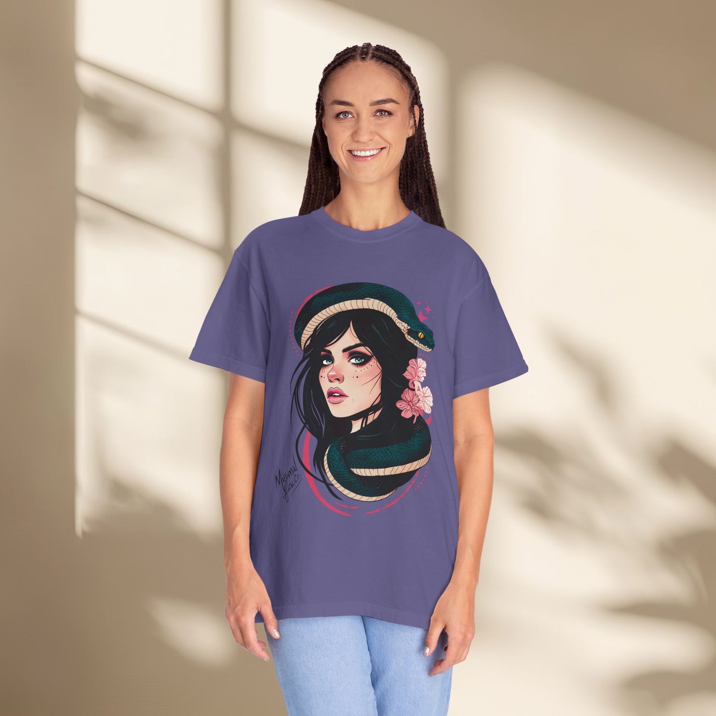 Snake Goddess Women Neo Traditional Shirt