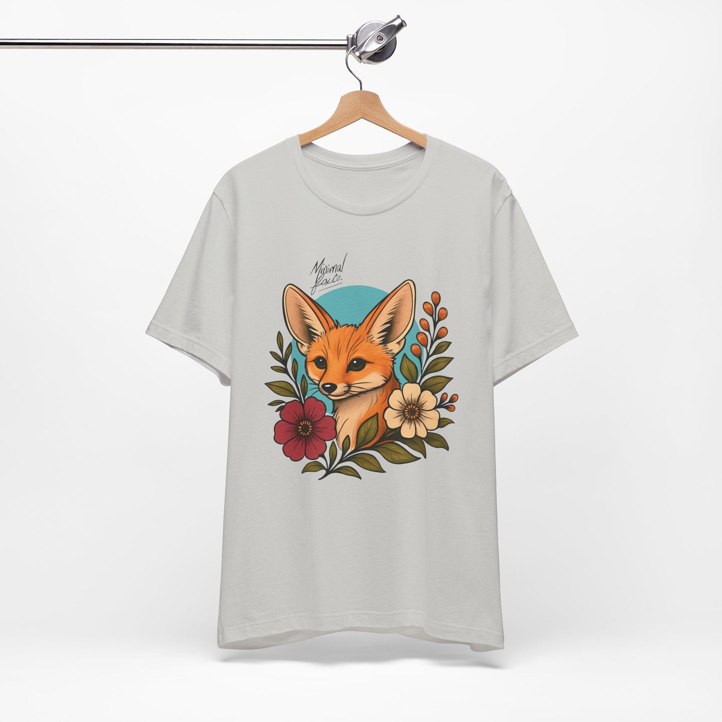 Fennec Fox Floral Shirt