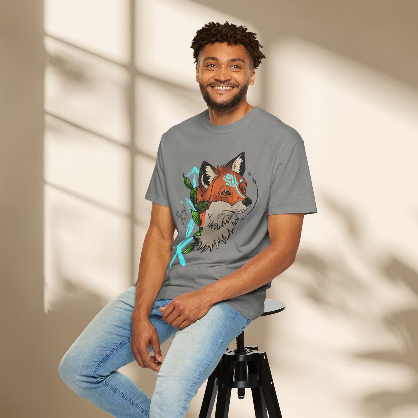 Nordic Fox Floral Shirt