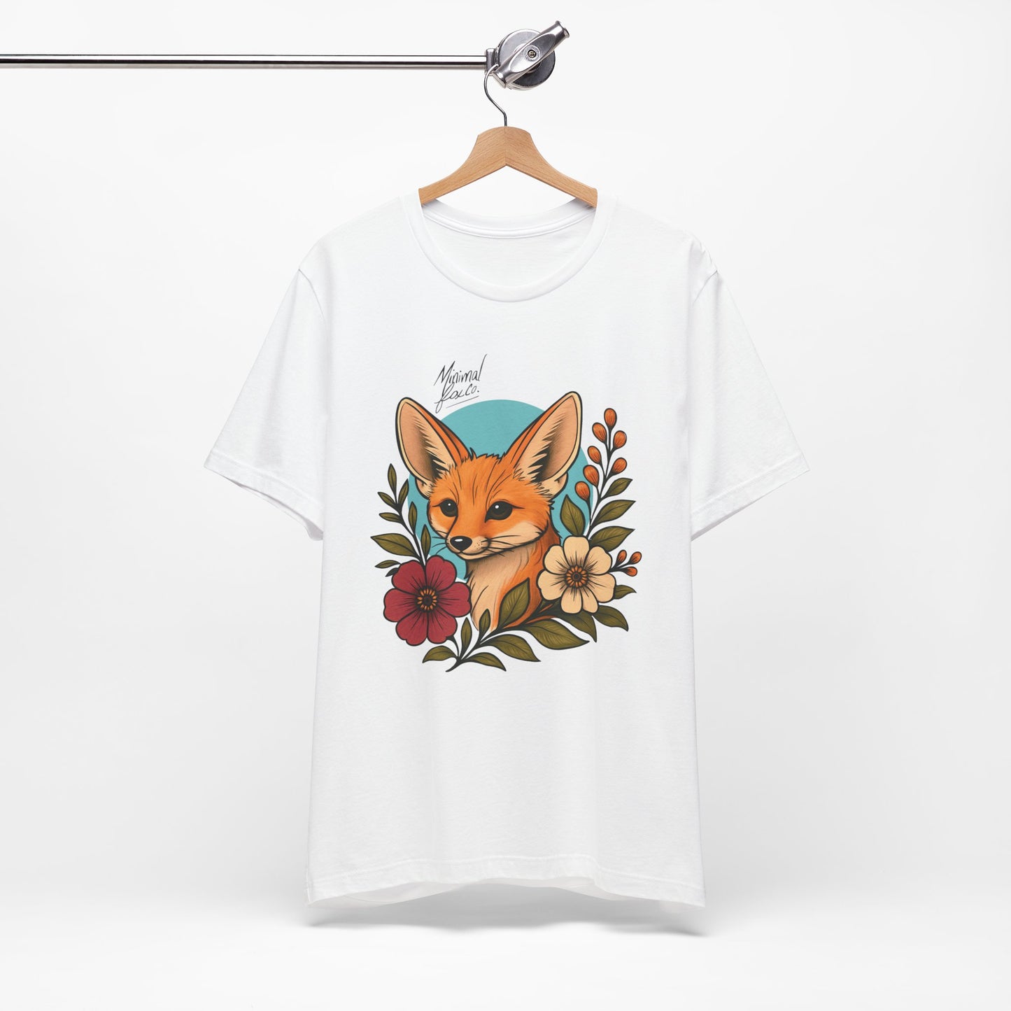 Fennec Fox Floral Shirt