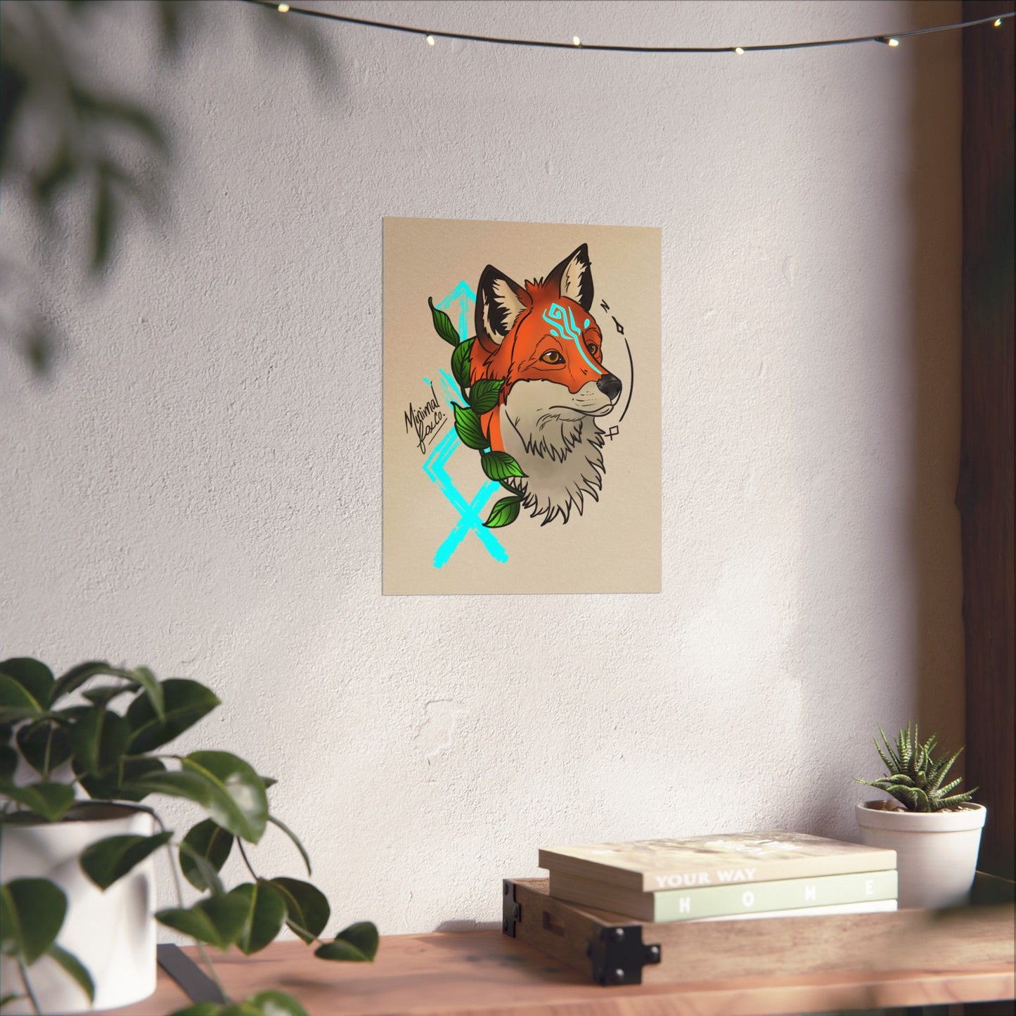 Nordic Fox Spirit Print