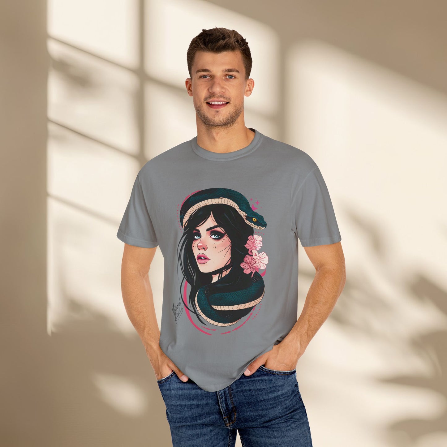 Snake Goddess Women Neo Traditional Shirt