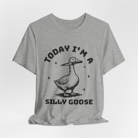 Silly Goose with Knife Shirt