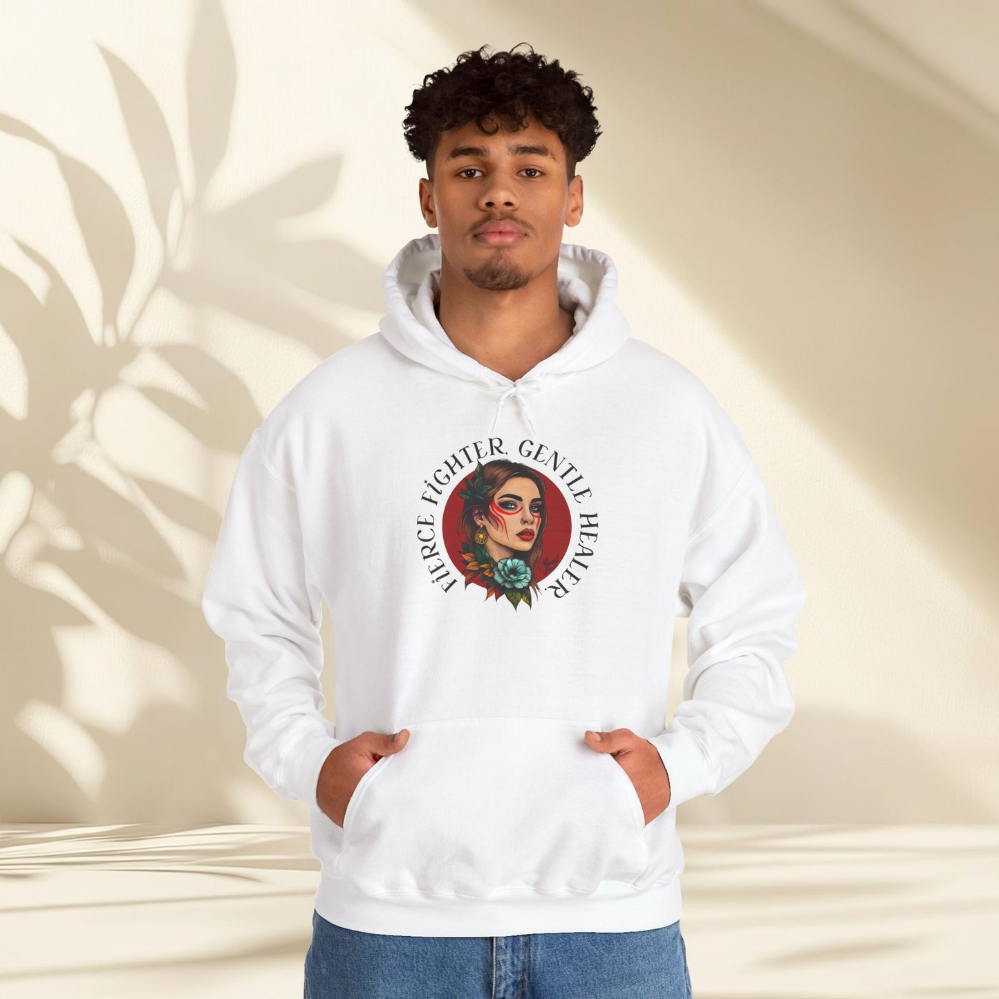 Fierce Fighter, Gentle Healer Hoodie