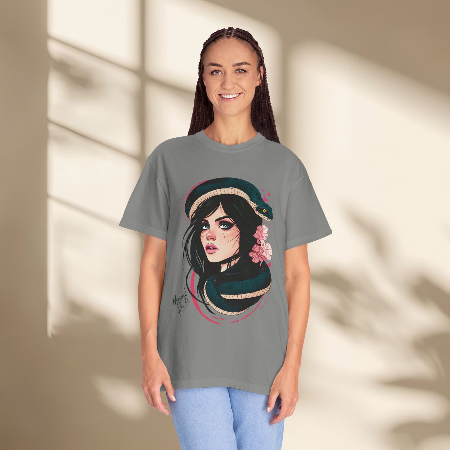 Snake Goddess Women Neo Traditional Shirt