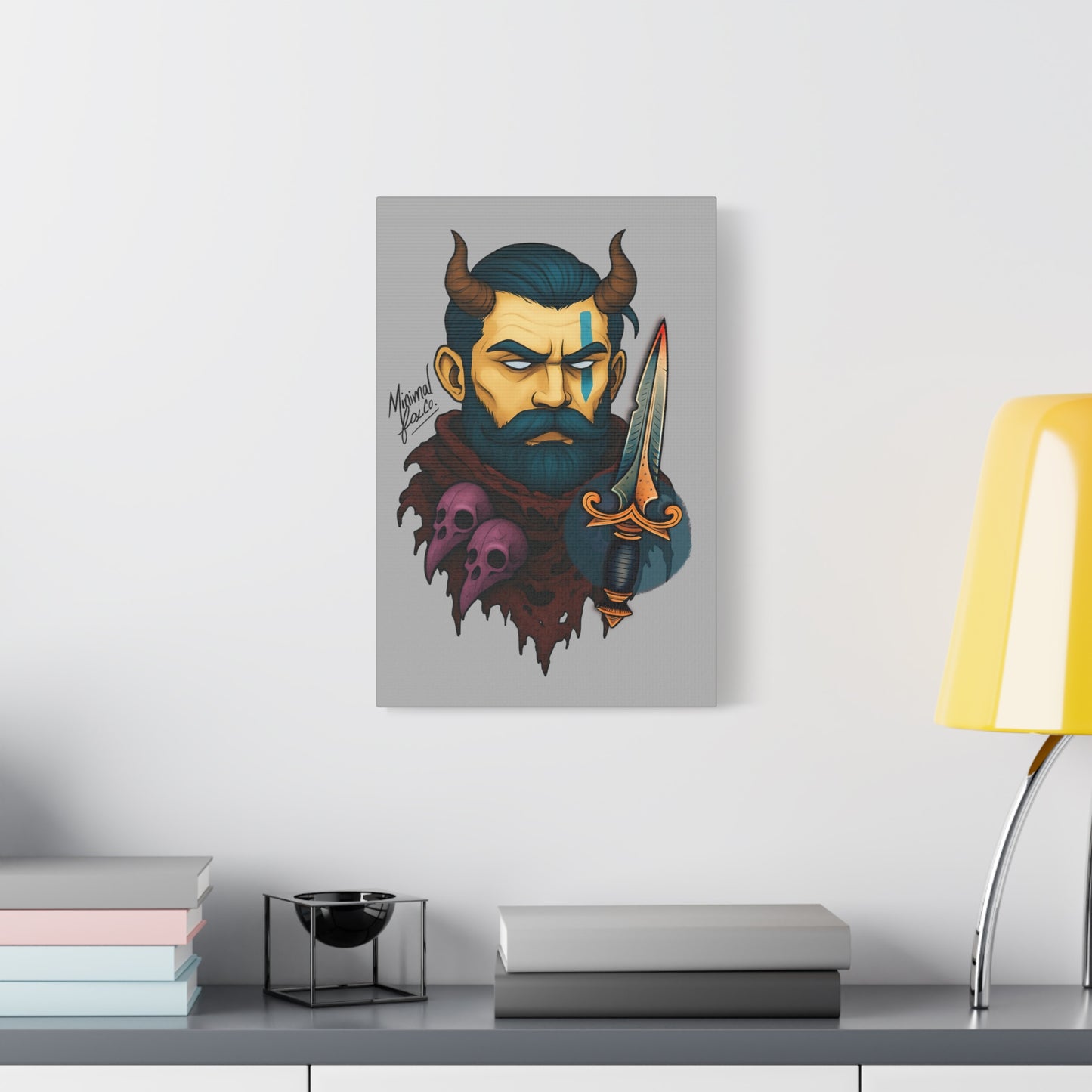 Canvas Wall Art - Mythical Warrior Decor