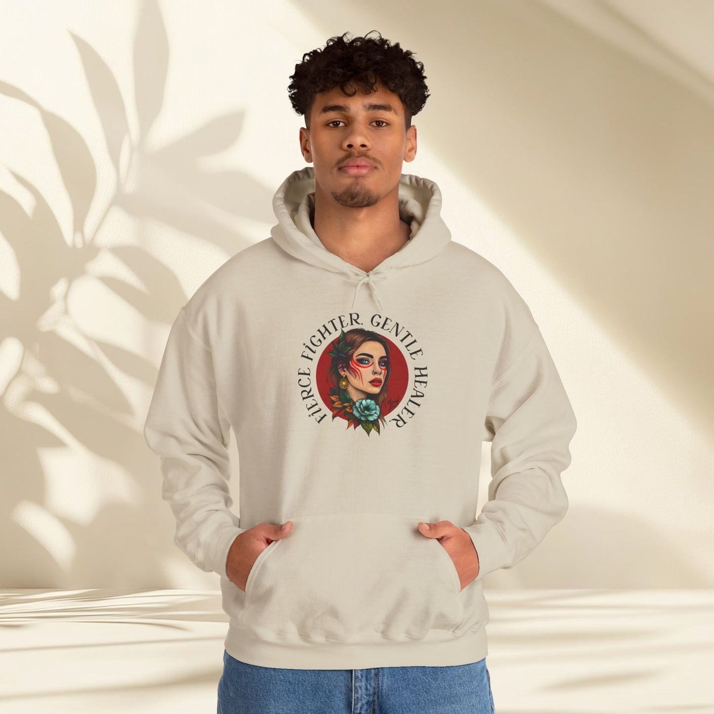 Fierce Fighter, Gentle Healer Hoodie