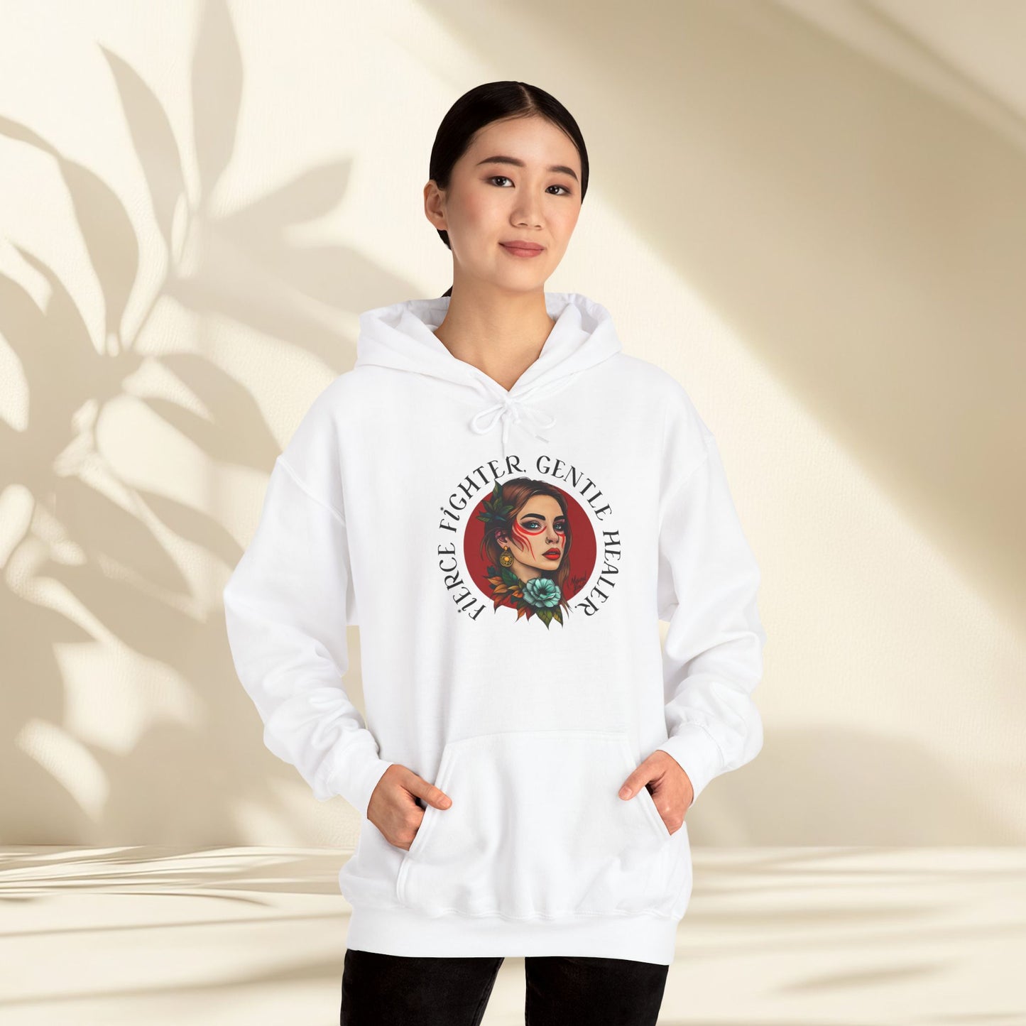 Fierce Fighter, Gentle Healer Hoodie