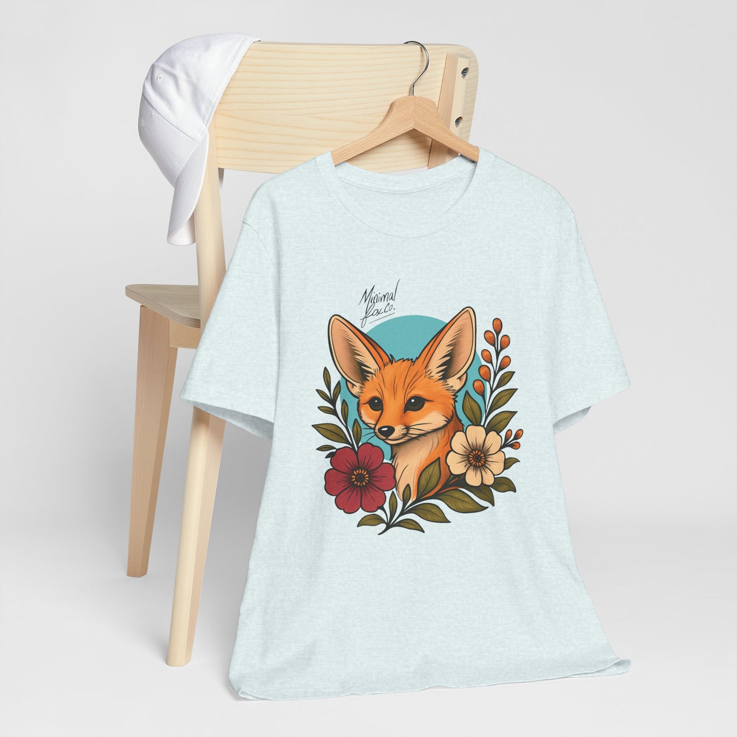 Fennec Fox Floral Shirt