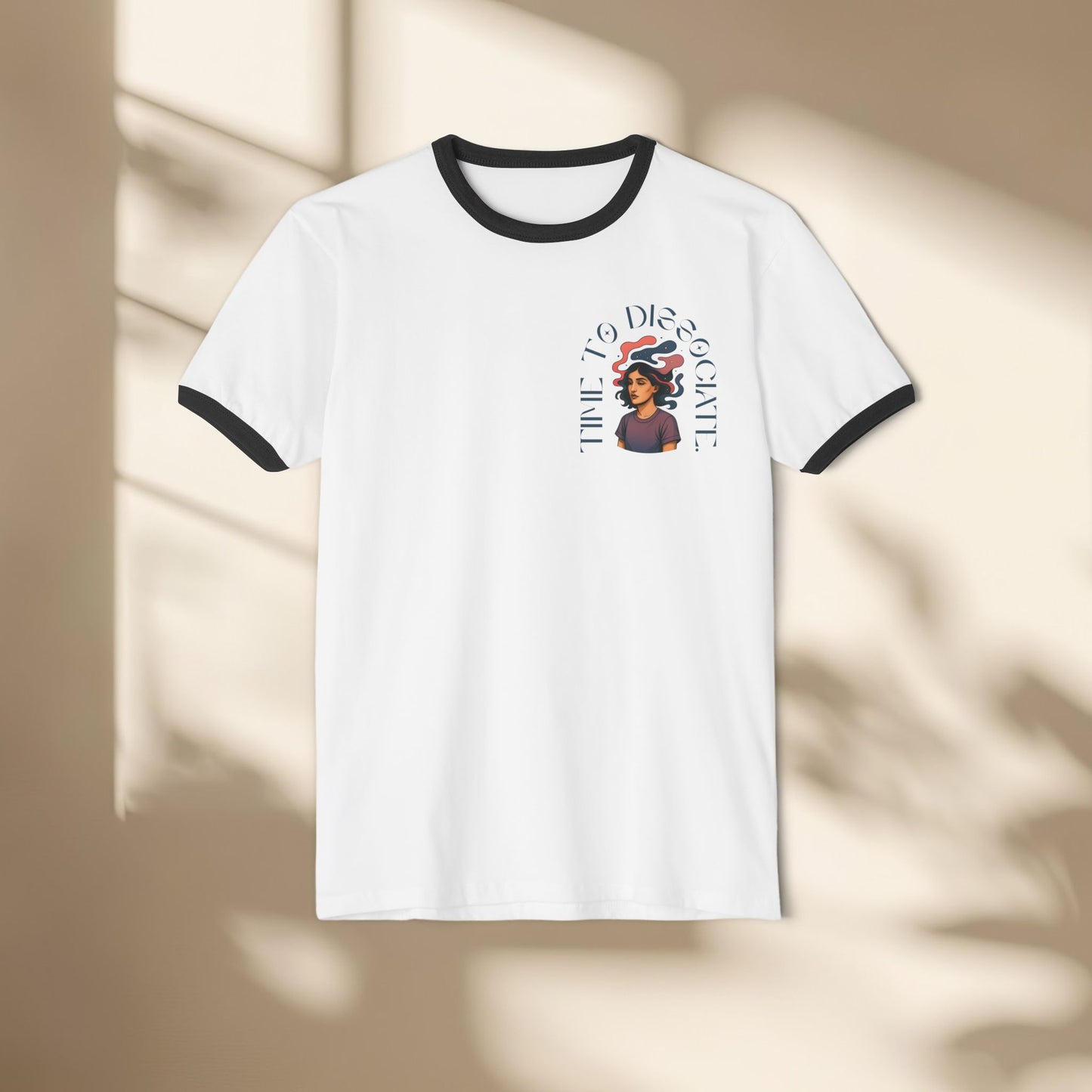 Mental Vacation Unisex Ringer T-Shirt