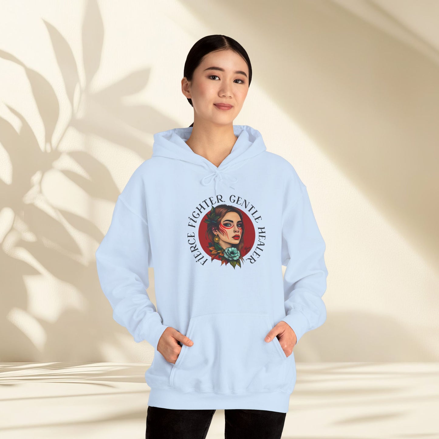 Fierce Fighter, Gentle Healer Hoodie