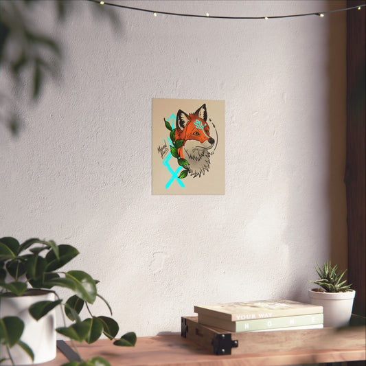 Nordic Fox Spirit Print