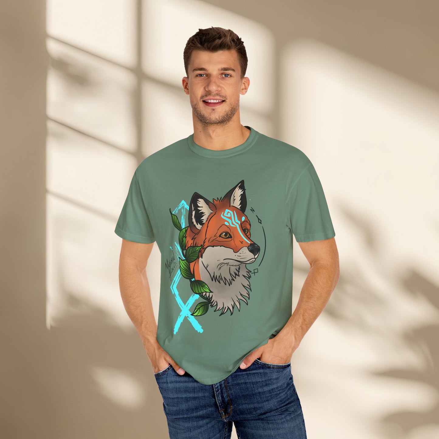 Nordic Fox Floral Shirt
