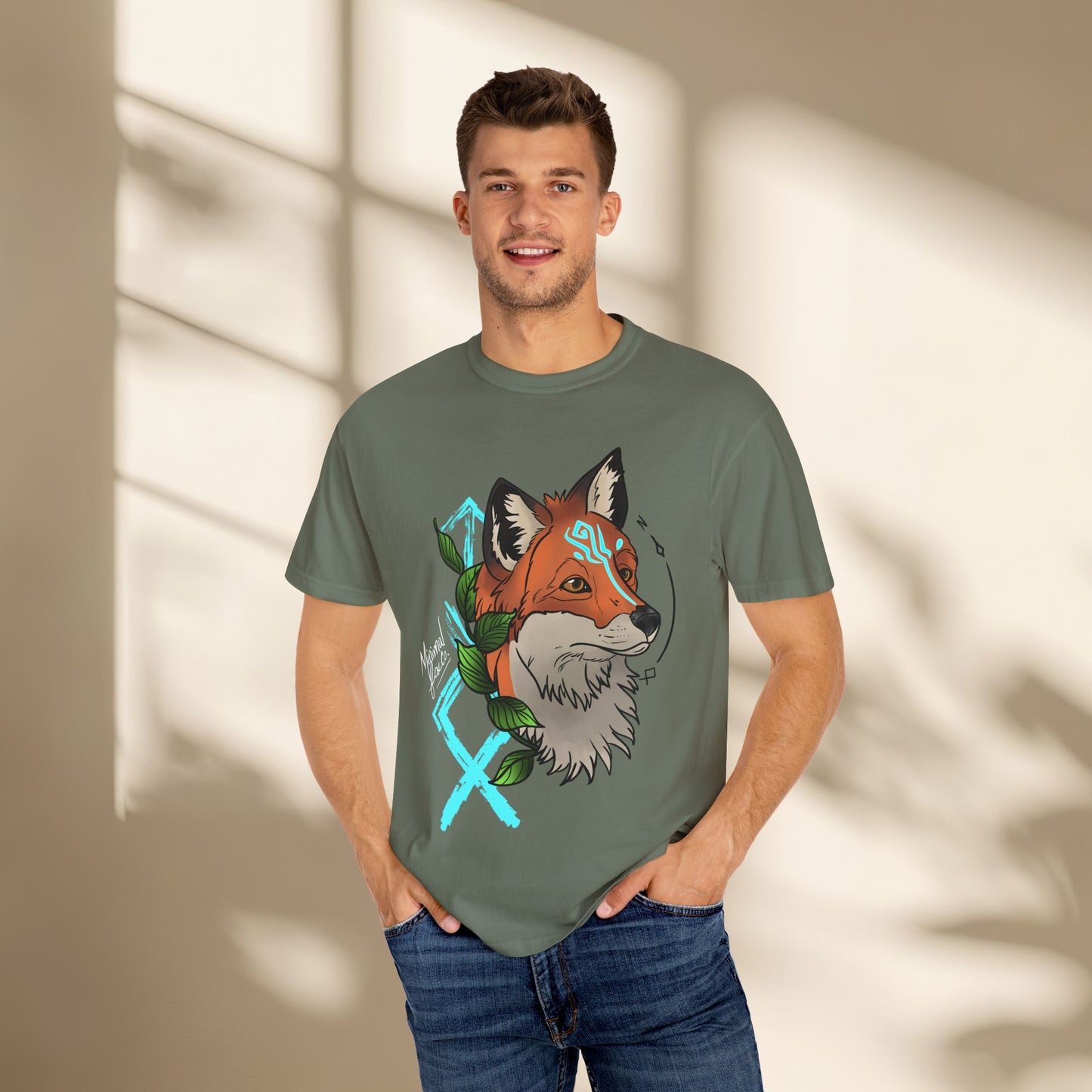 Nordic Fox Floral Shirt