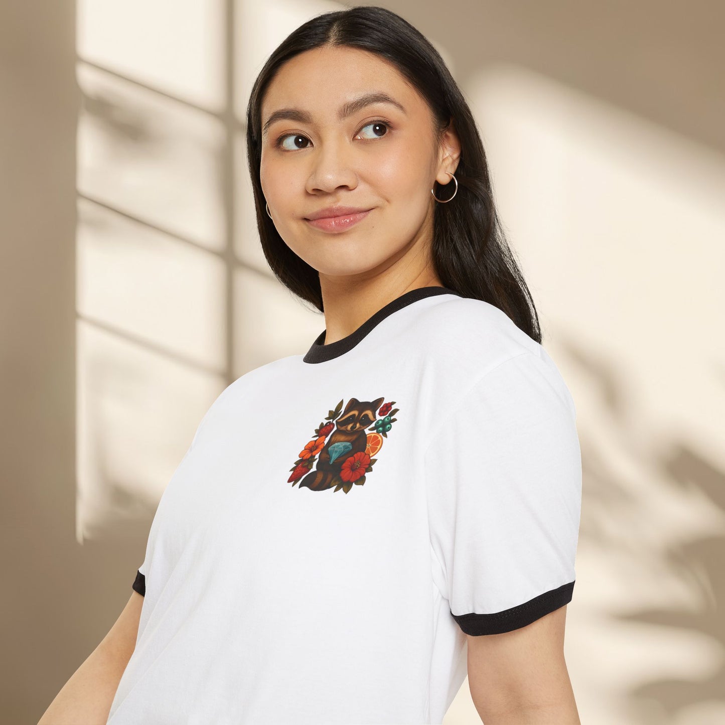 Cute But Kinda Feral Ringer Shirt