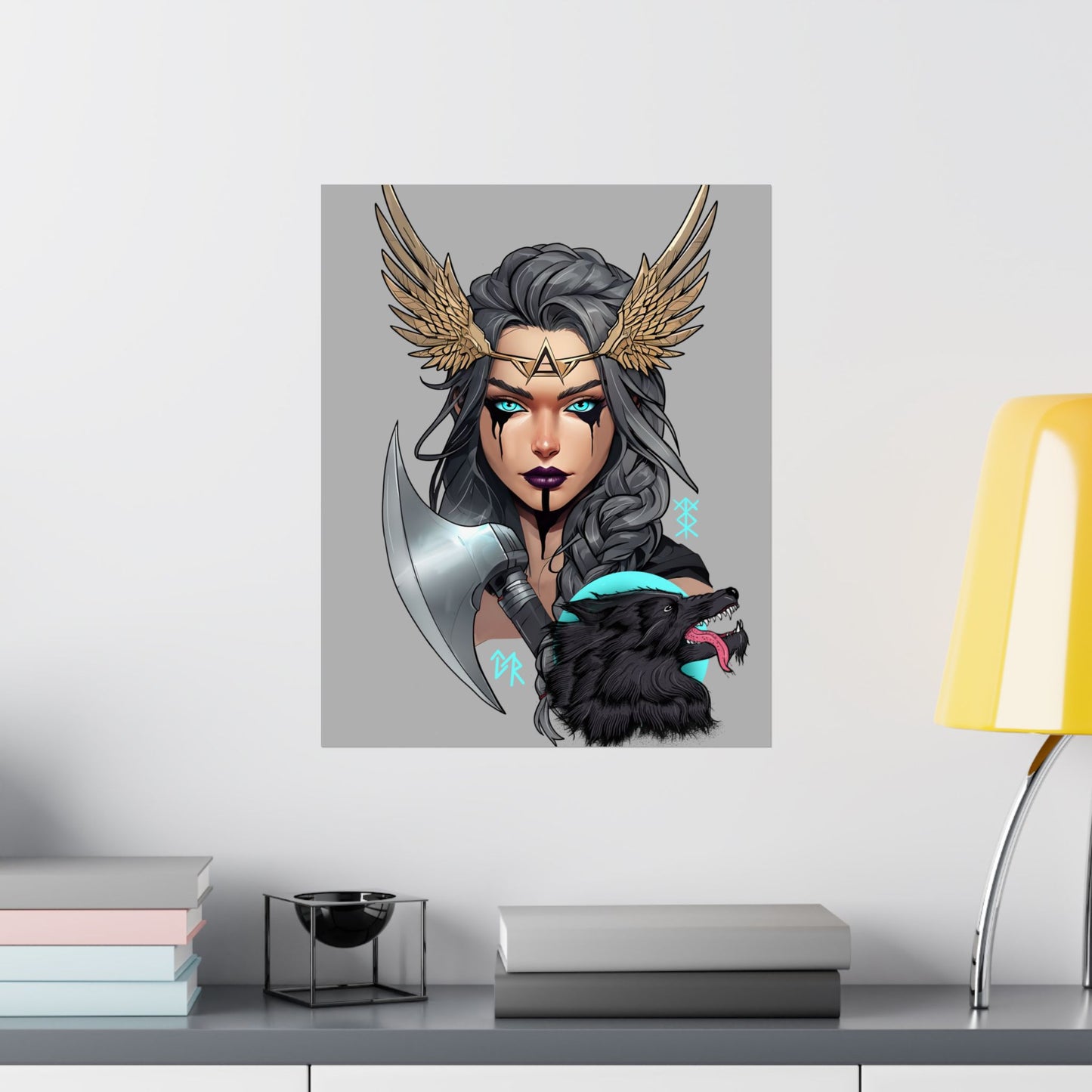 Fierce Warrior Art Print