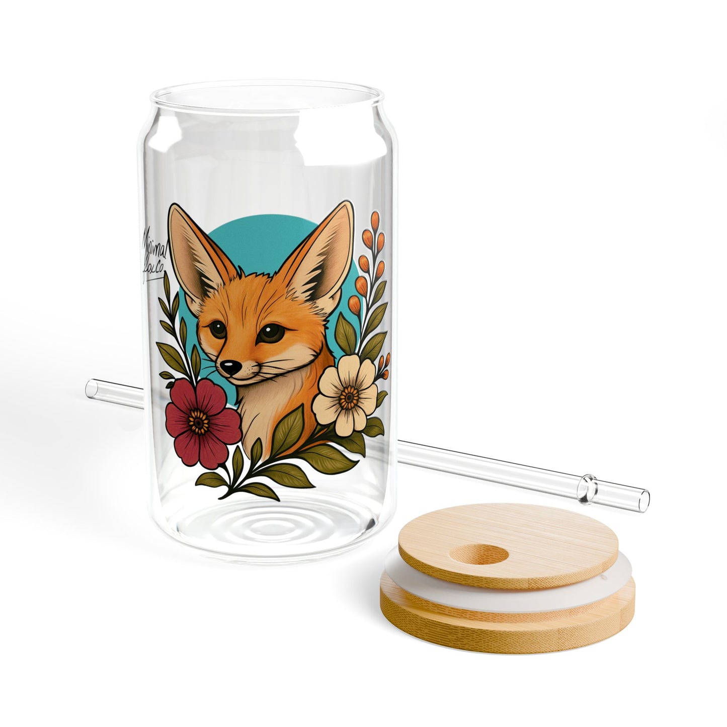 Fennec Fox Sipper Glass