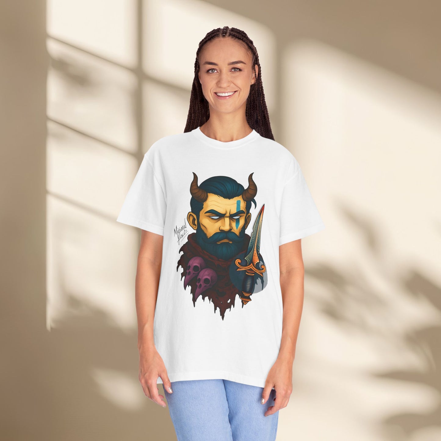 Beared Warrior Dagger T-Shirt