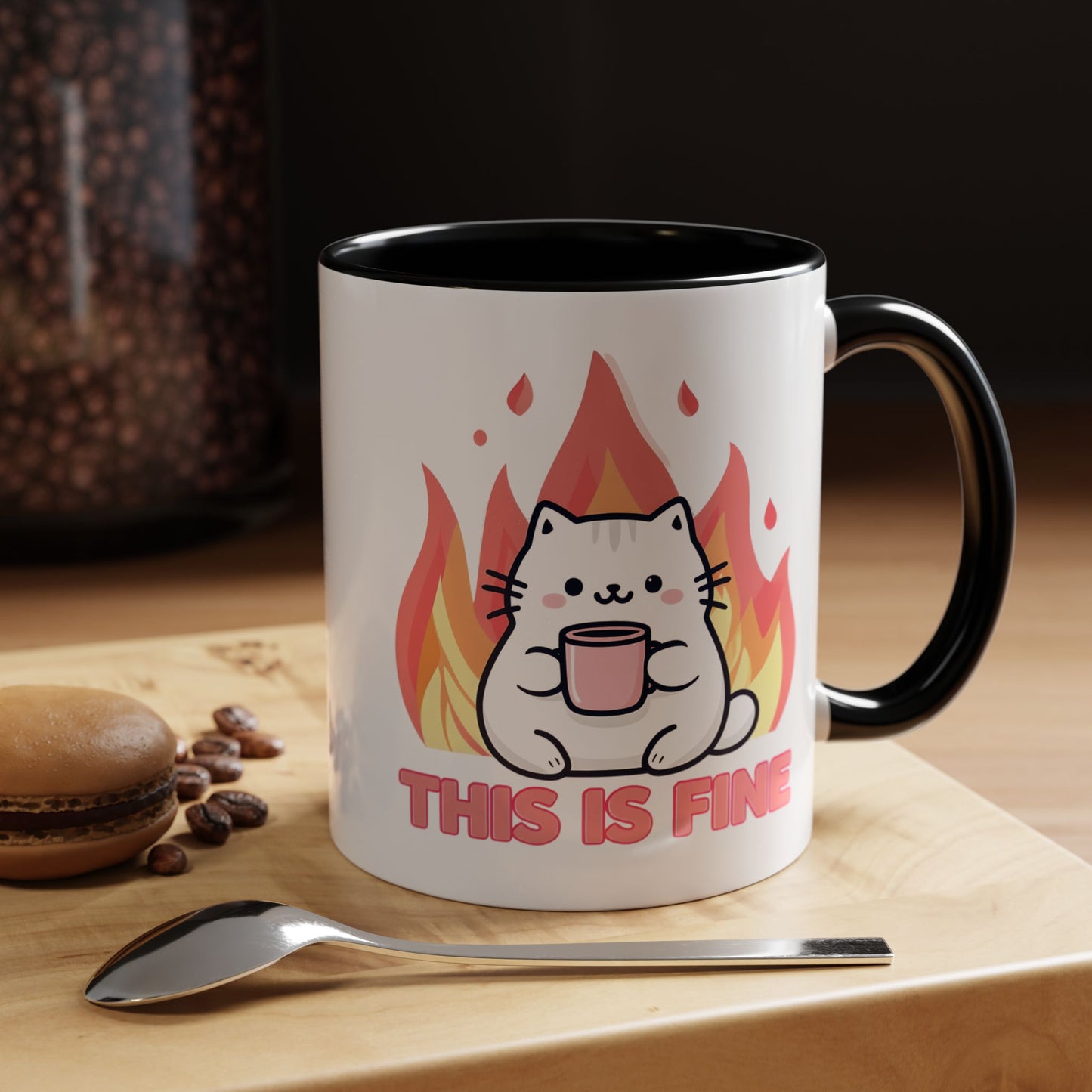 This is Fine Cat Mug
