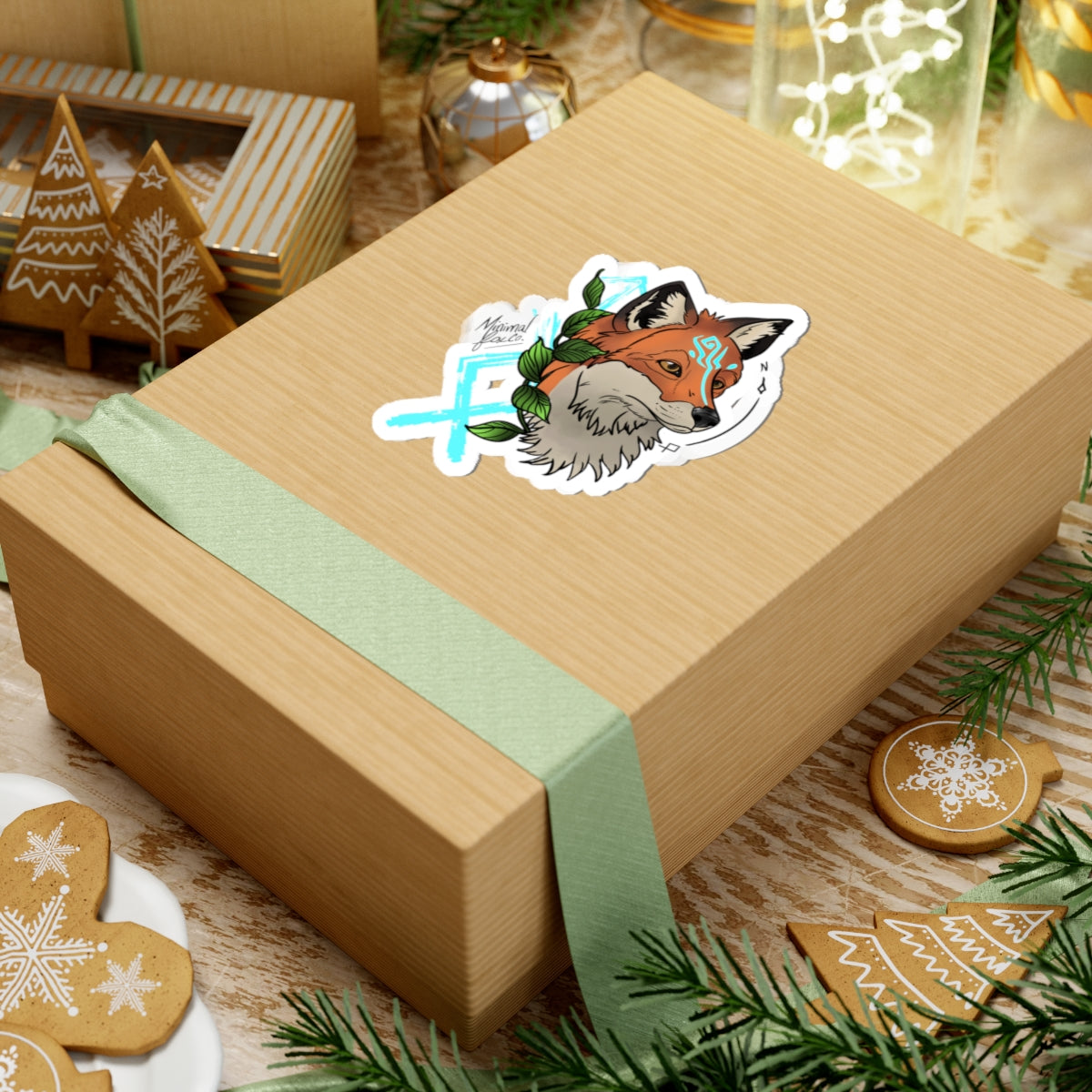 Nordic Fox Spirit Sticker