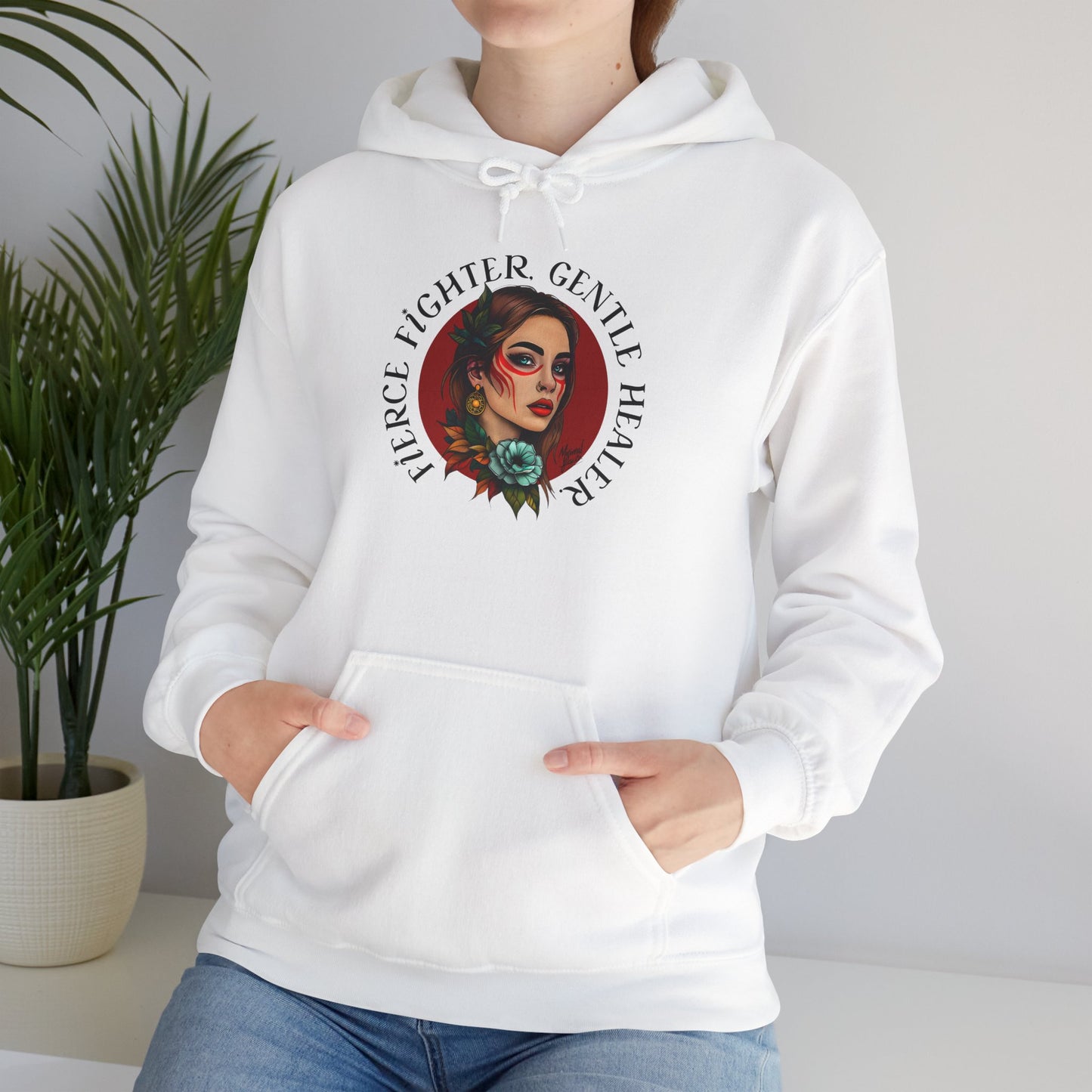 Fierce Fighter, Gentle Healer Hoodie