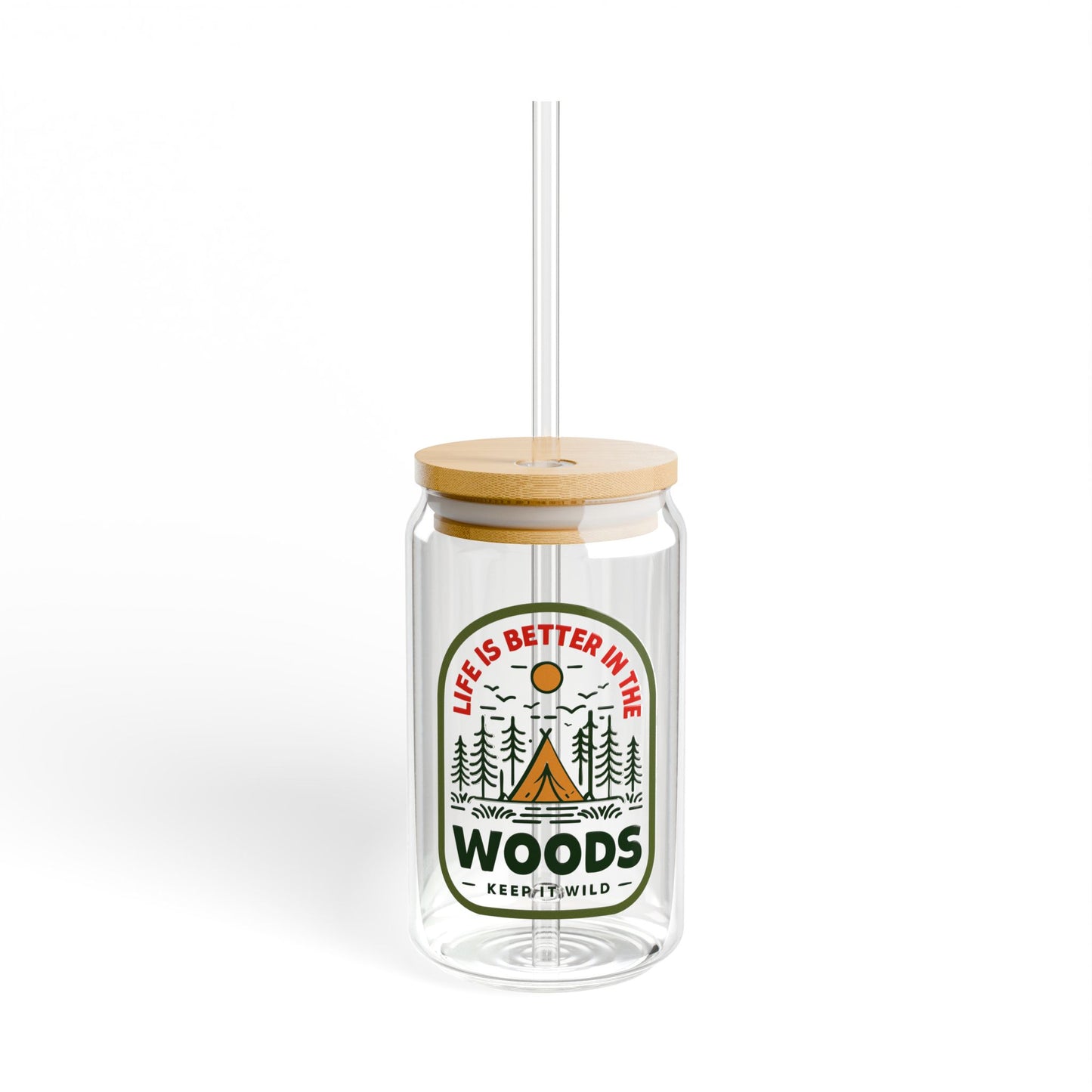 Nature Lover's Sipper Glass, 16oz