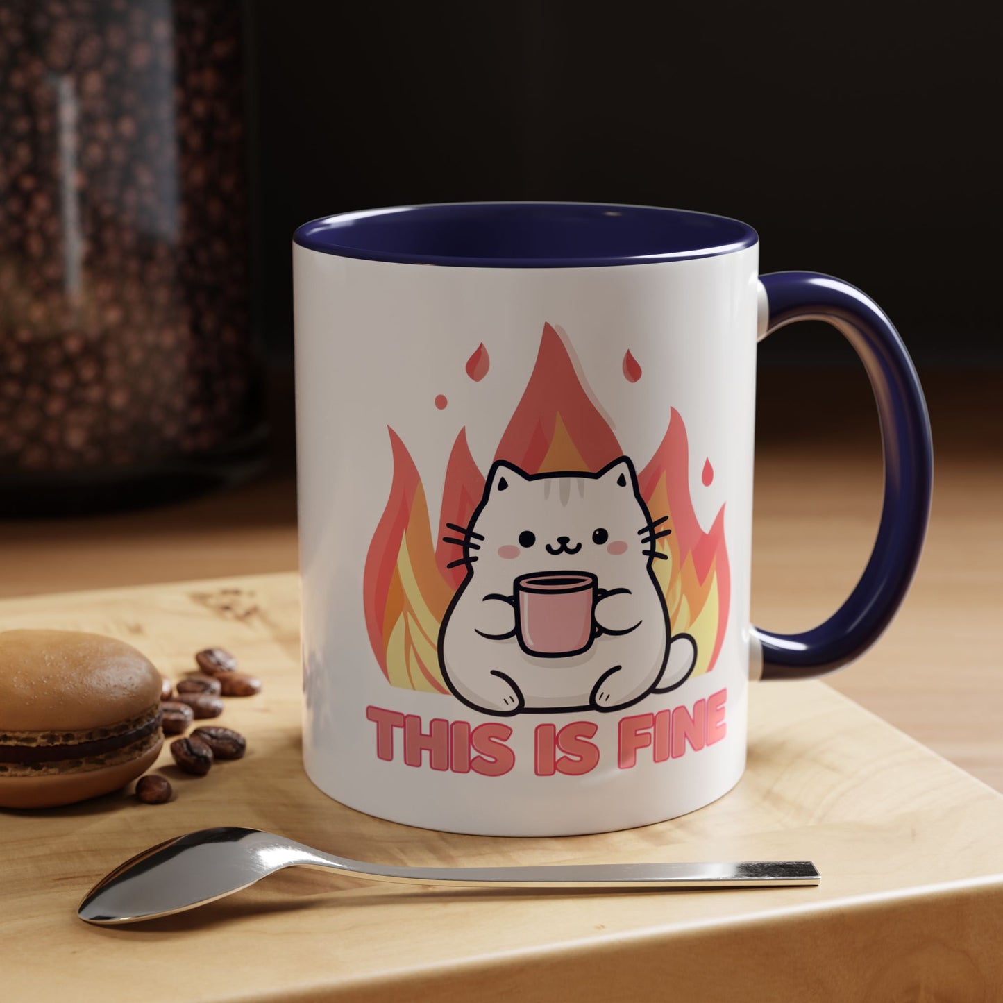 This is Fine Cat Mug