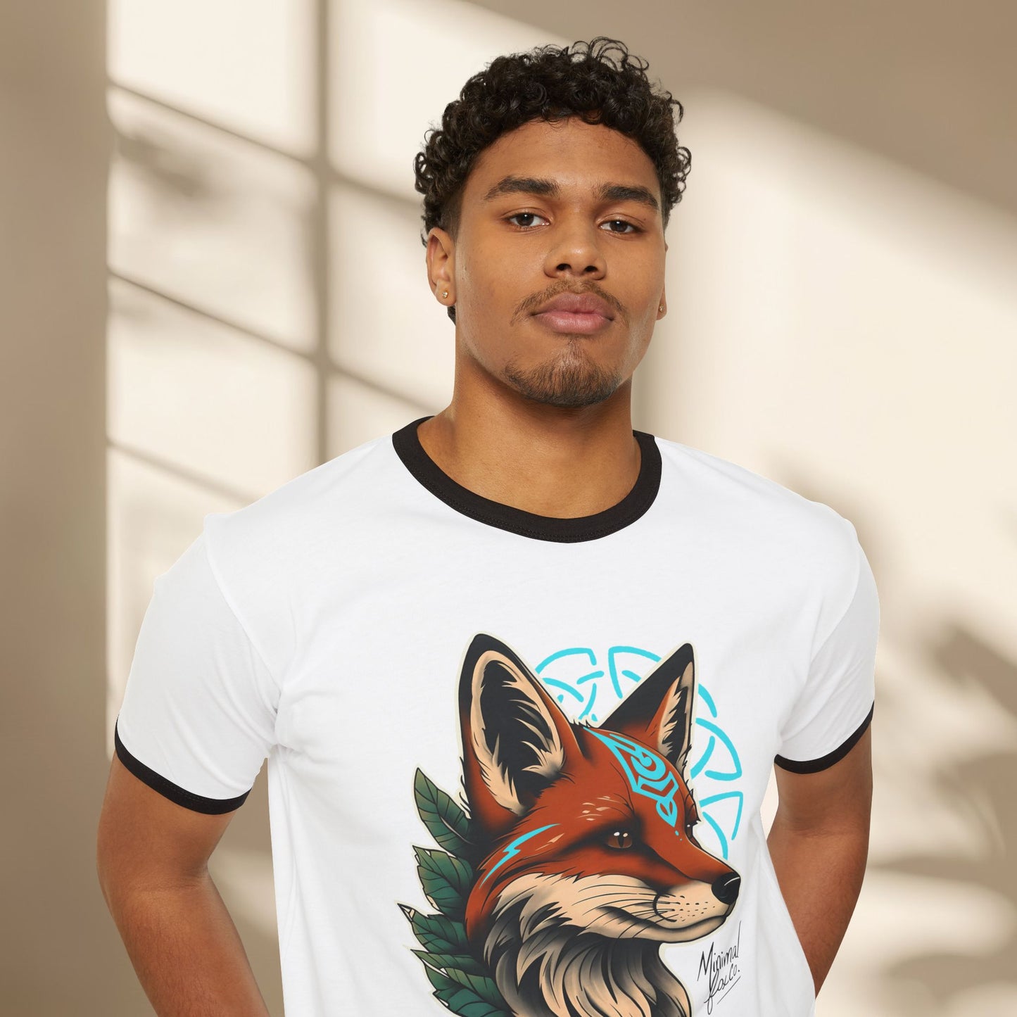Nordic Fox Ringer Shirt