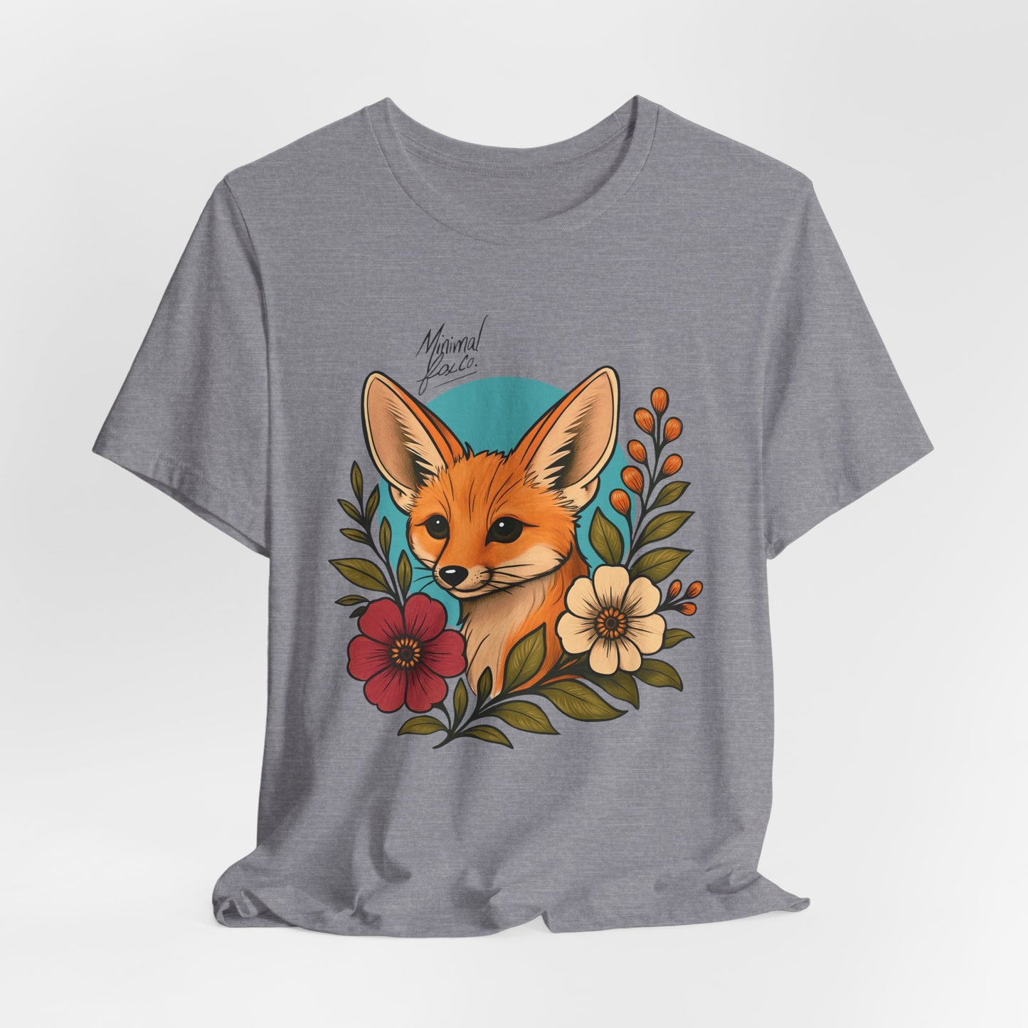 Fennec Fox Floral Shirt