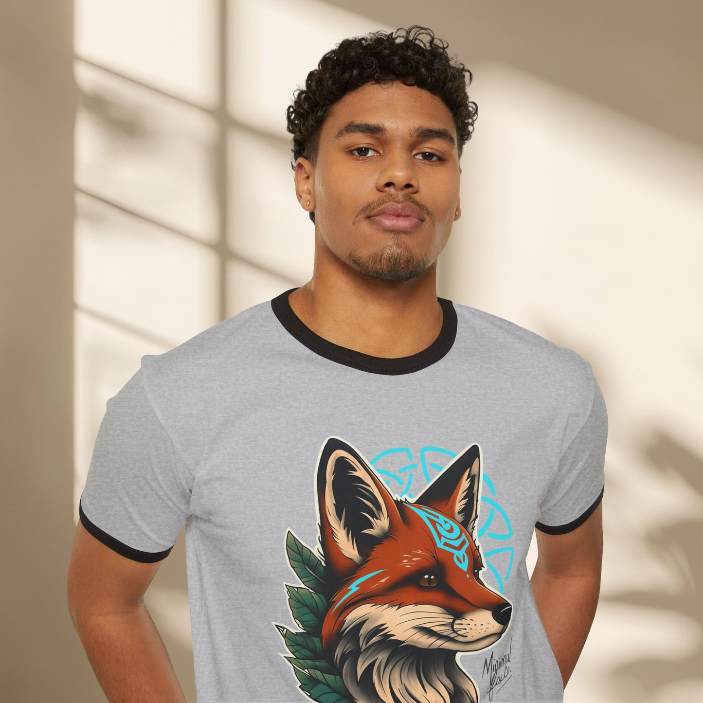 Nordic Fox Ringer Shirt