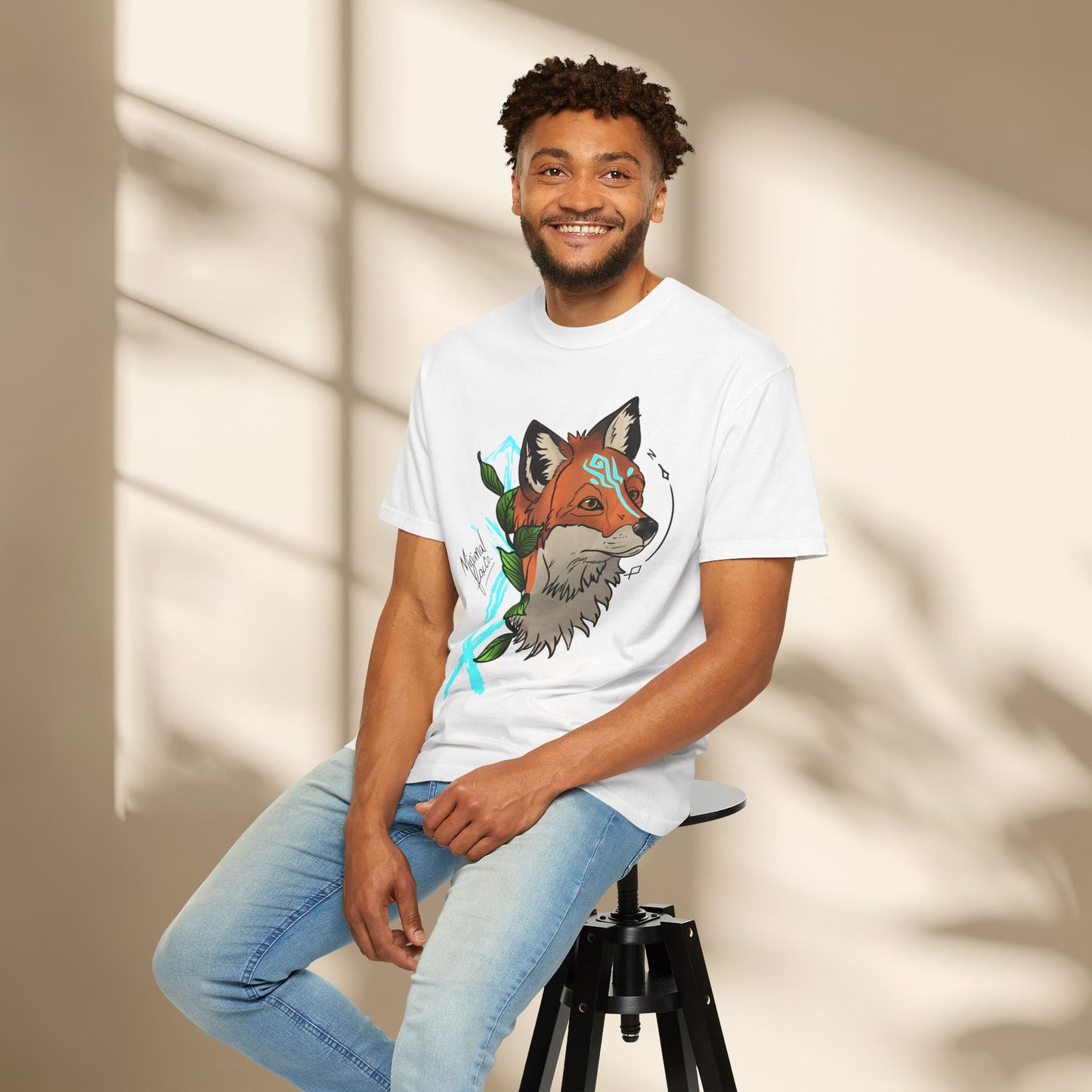 Nordic Fox Floral Shirt