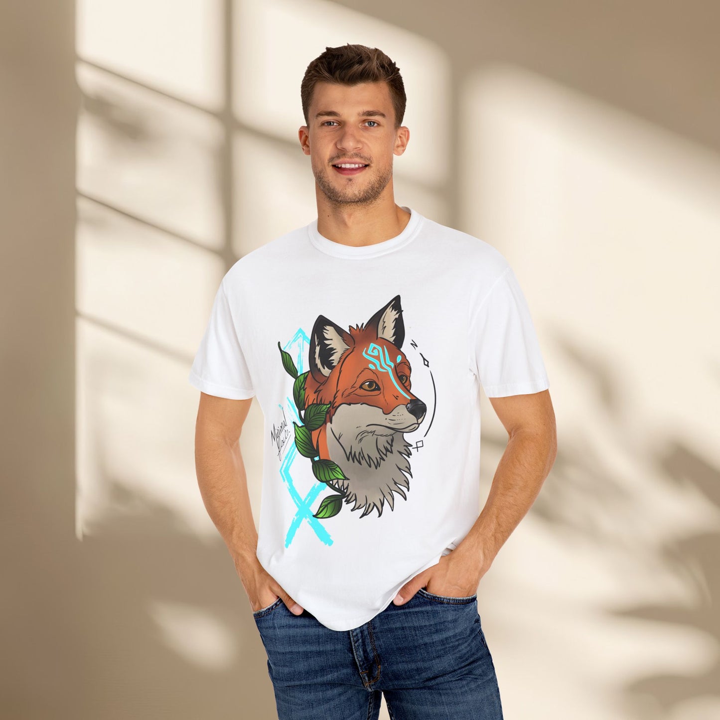 Nordic Fox Floral Shirt