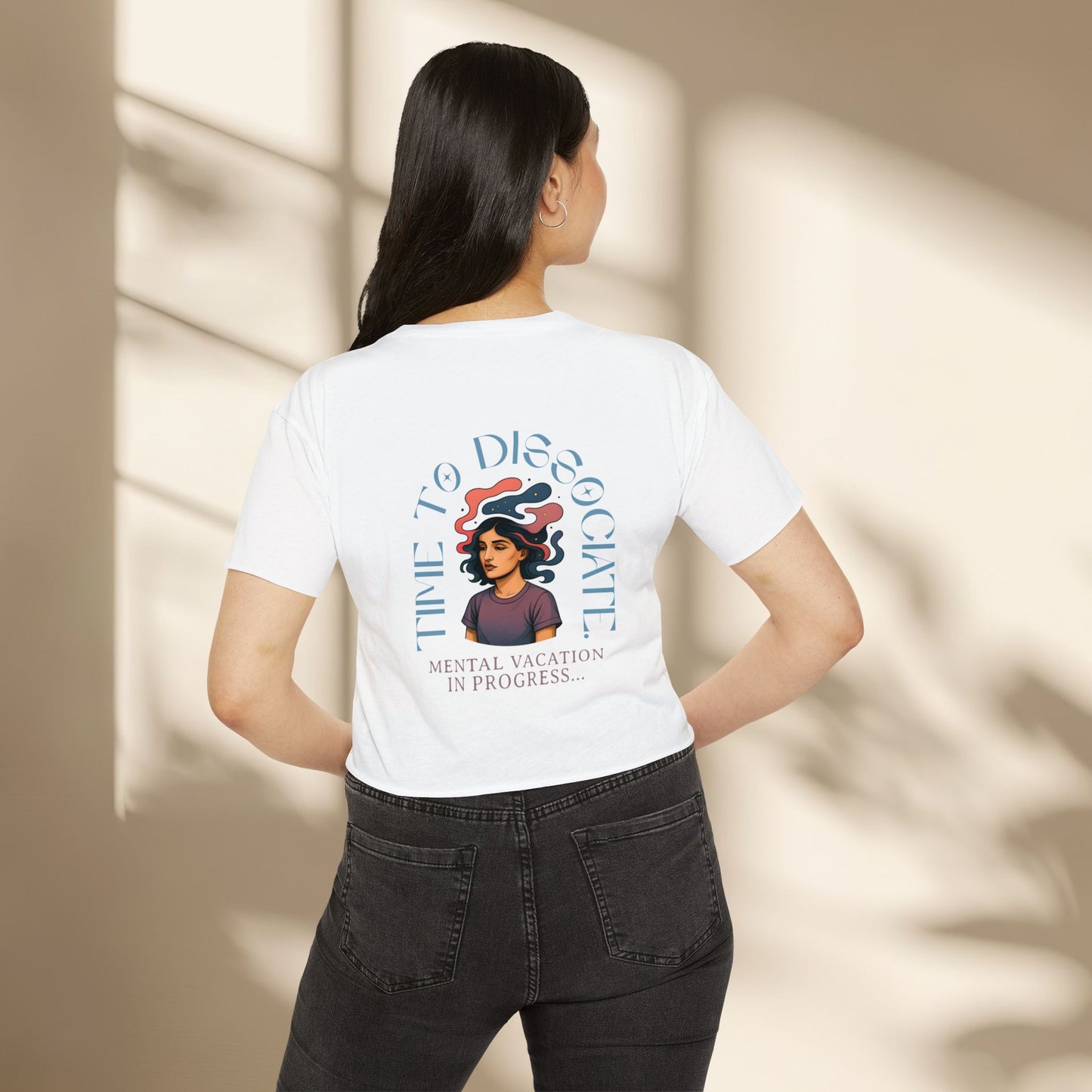 Crop Top - Time to Dissociate Women's Festival Top