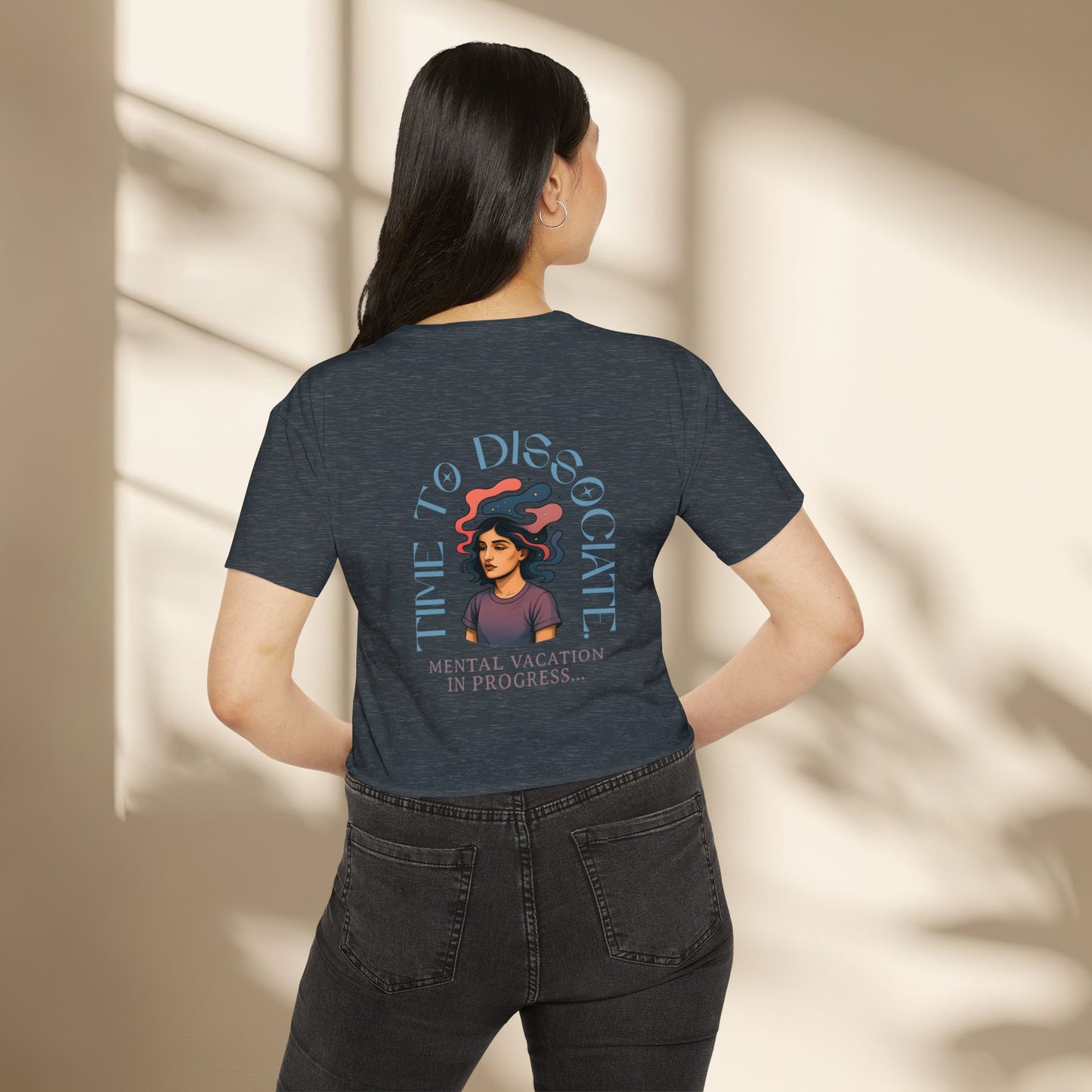 Crop Top - Time to Dissociate Women's Festival Top