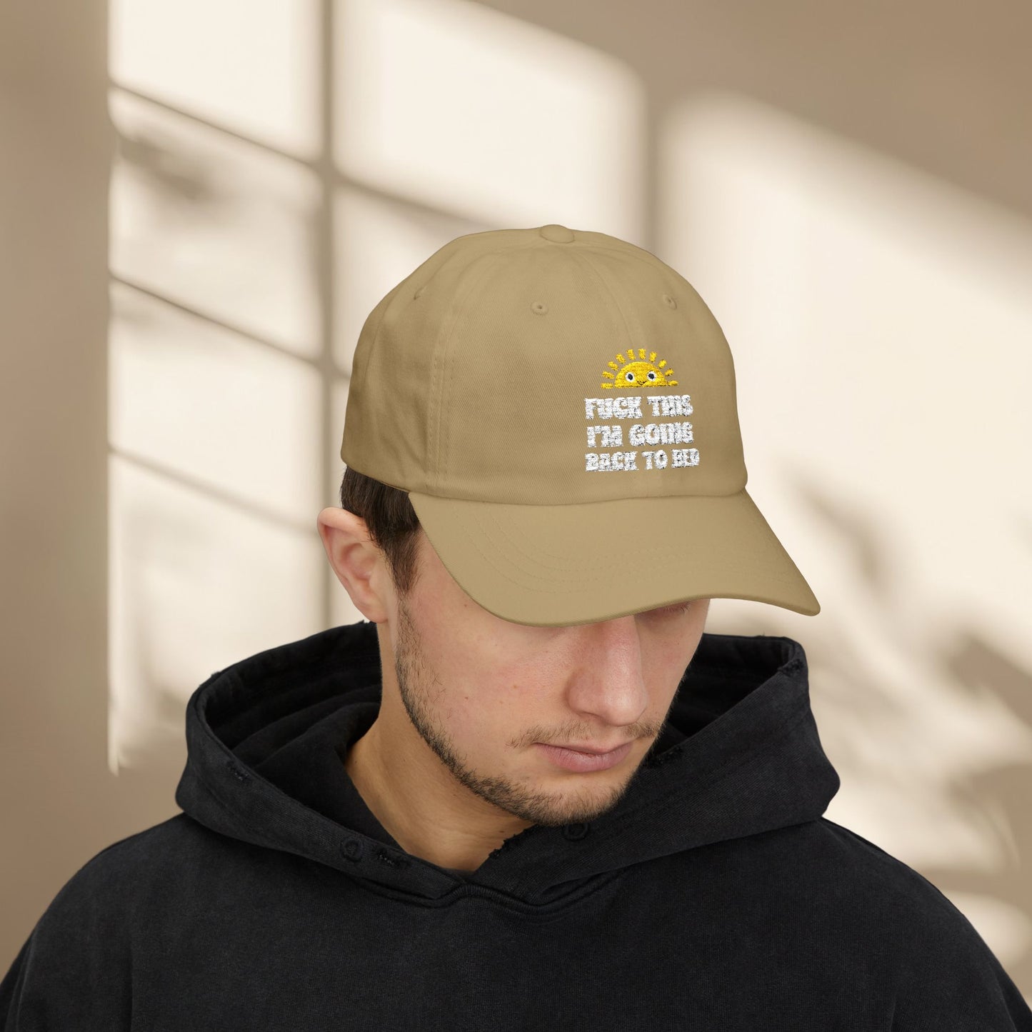 F*** This I'm going back to bed Embroidered Hat