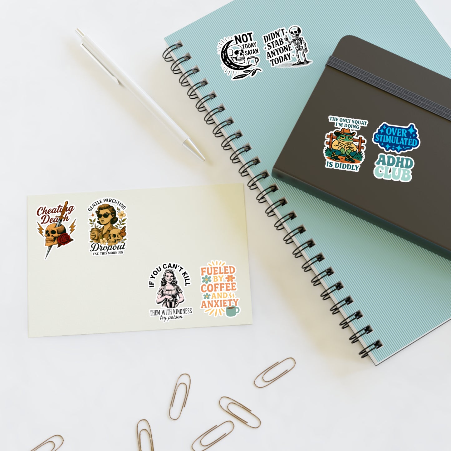 Fun and Quirky Sticker Sheets
