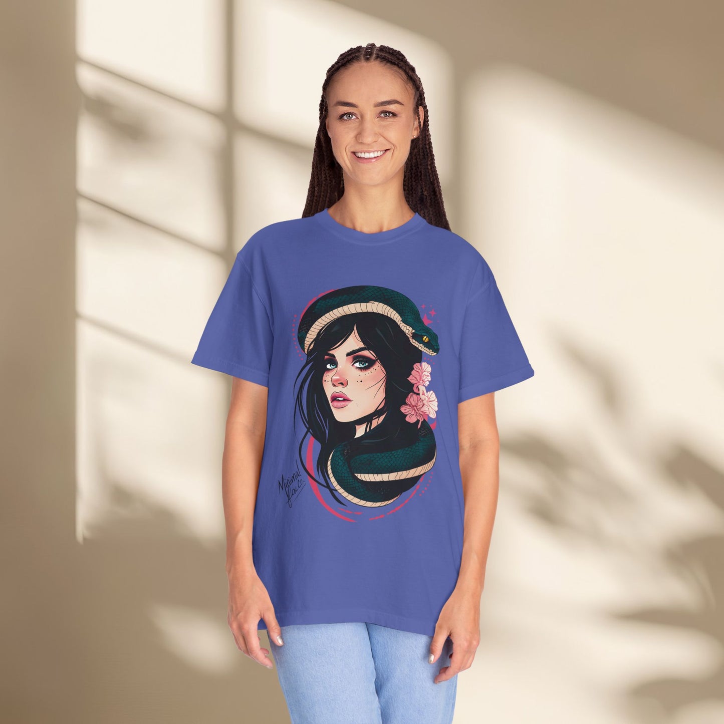 Snake Goddess Women Neo Traditional Shirt